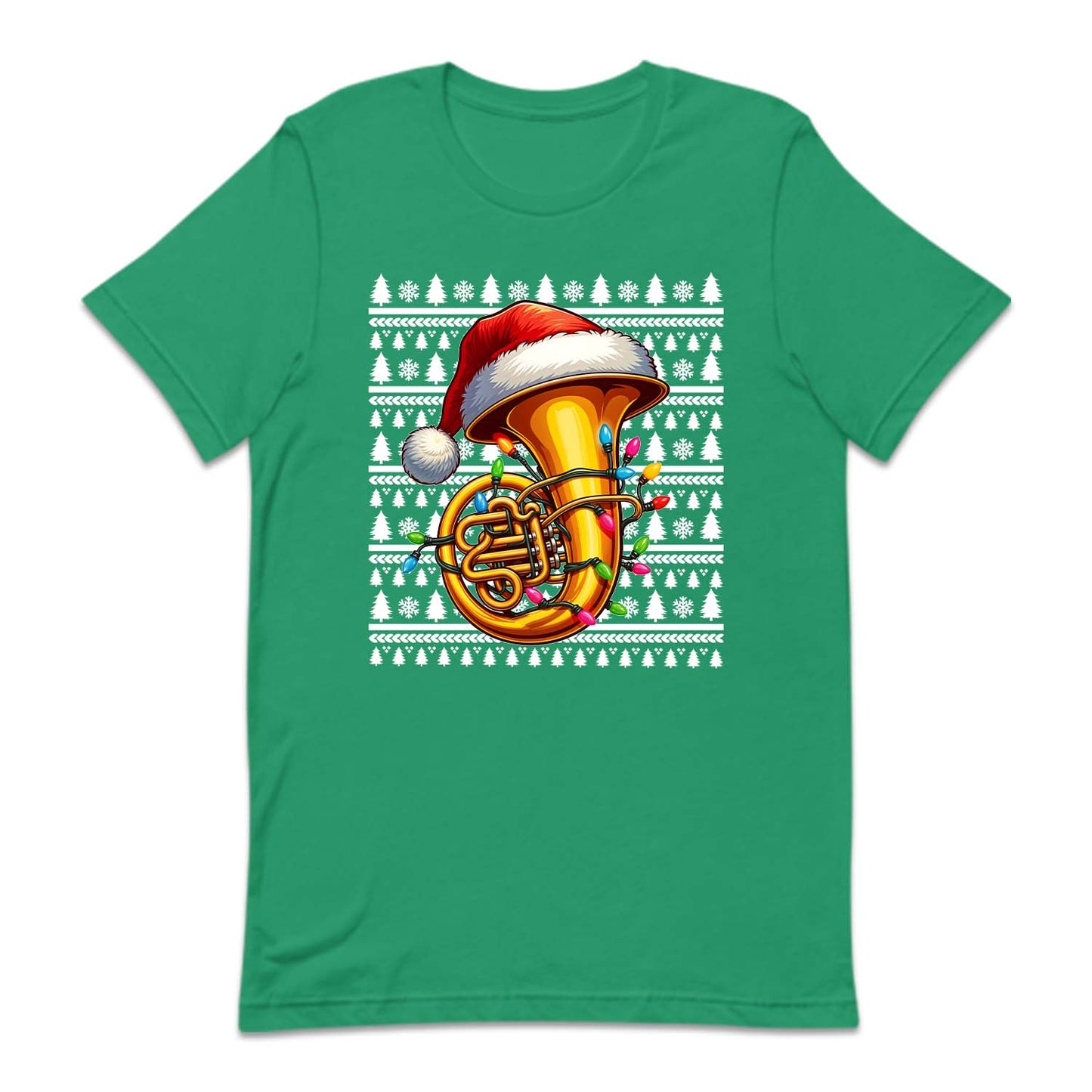 Festive Tuba Christmas Musical Holiday Cheerful Xmas Tuba Musician | PRODUCT CODE: FTCBIUCHRML