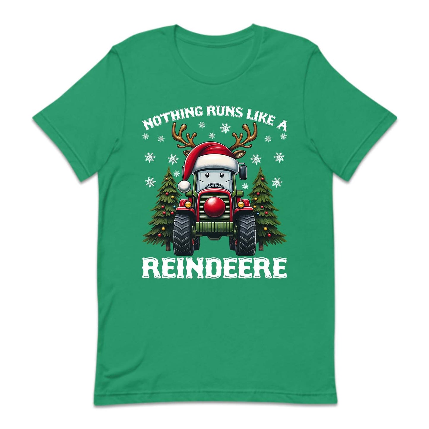 Reindeer Tractor Christmas Nothing Runs Like Reindeer Xmas Farming | PRODUCT CODE: RNDRTRCHMG