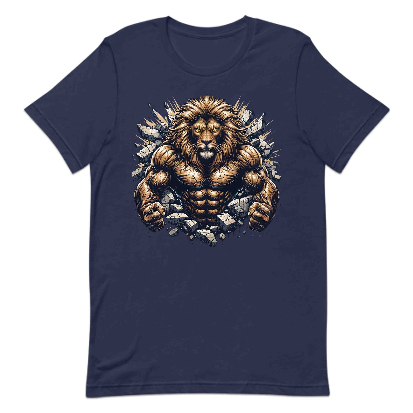 Majestic Lion Breaking Through Wall 3D Realistic Fierce Lion | PRODUCT CODE: MJSTLKBRNWLTH
