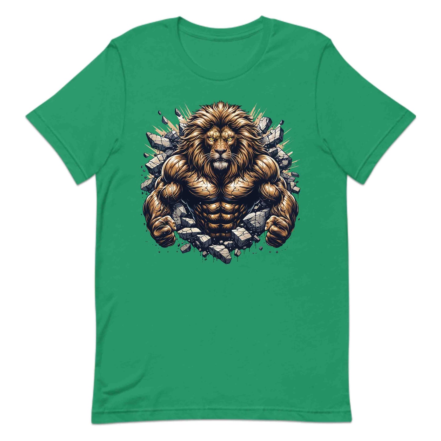 Majestic Lion Breaking Through Wall 3D Realistic Fierce Lion | PRODUCT CODE: MJSTLKBRNWLTH