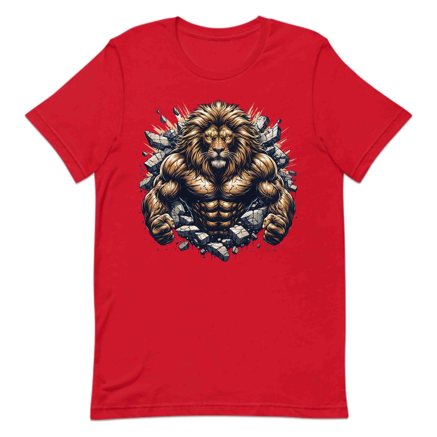 Majestic Lion Breaking Through Wall 3D Realistic Fierce Lion | PRODUCT CODE: MJSTLKBRNWLTH
