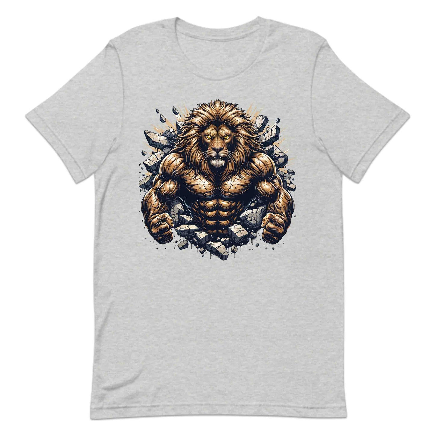 Majestic Lion Breaking Through Wall 3D Realistic Fierce Lion | PRODUCT CODE: MJSTLKBRNWLTH