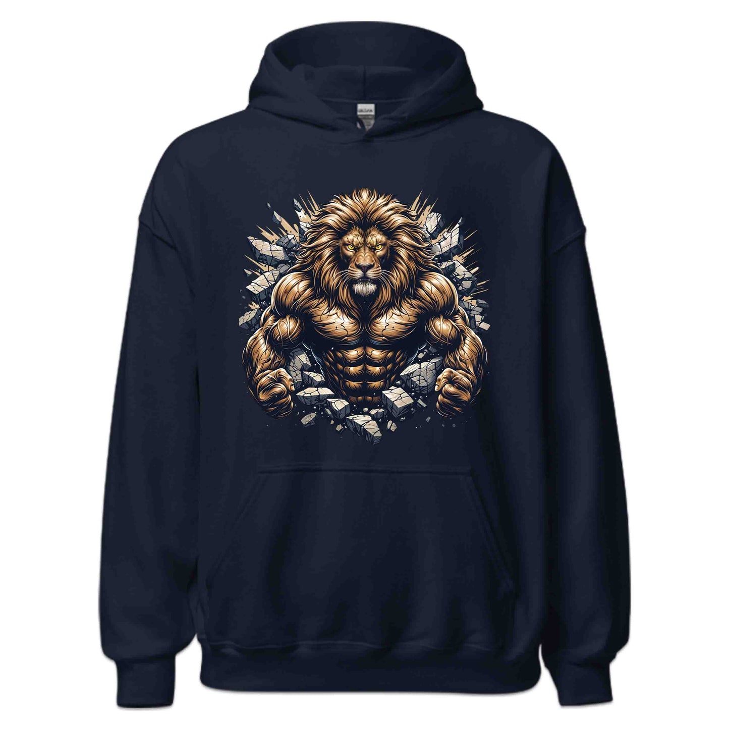 Majestic Lion Breaking Through Wall 3D Realistic Fierce Lion | PRODUCT CODE: MJSTLKBRNWLTH