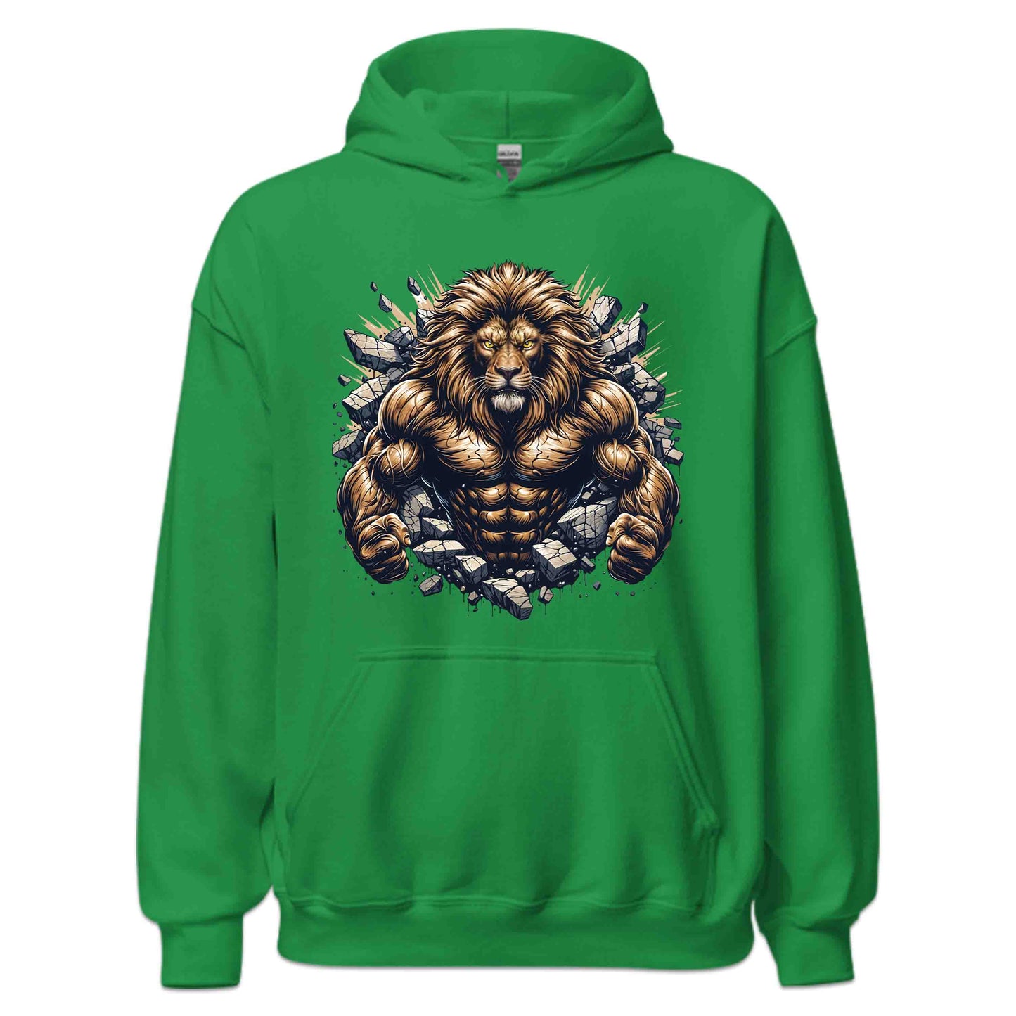 Majestic Lion Breaking Through Wall 3D Realistic Fierce Lion | PRODUCT CODE: MJSTLKBRNWLTH
