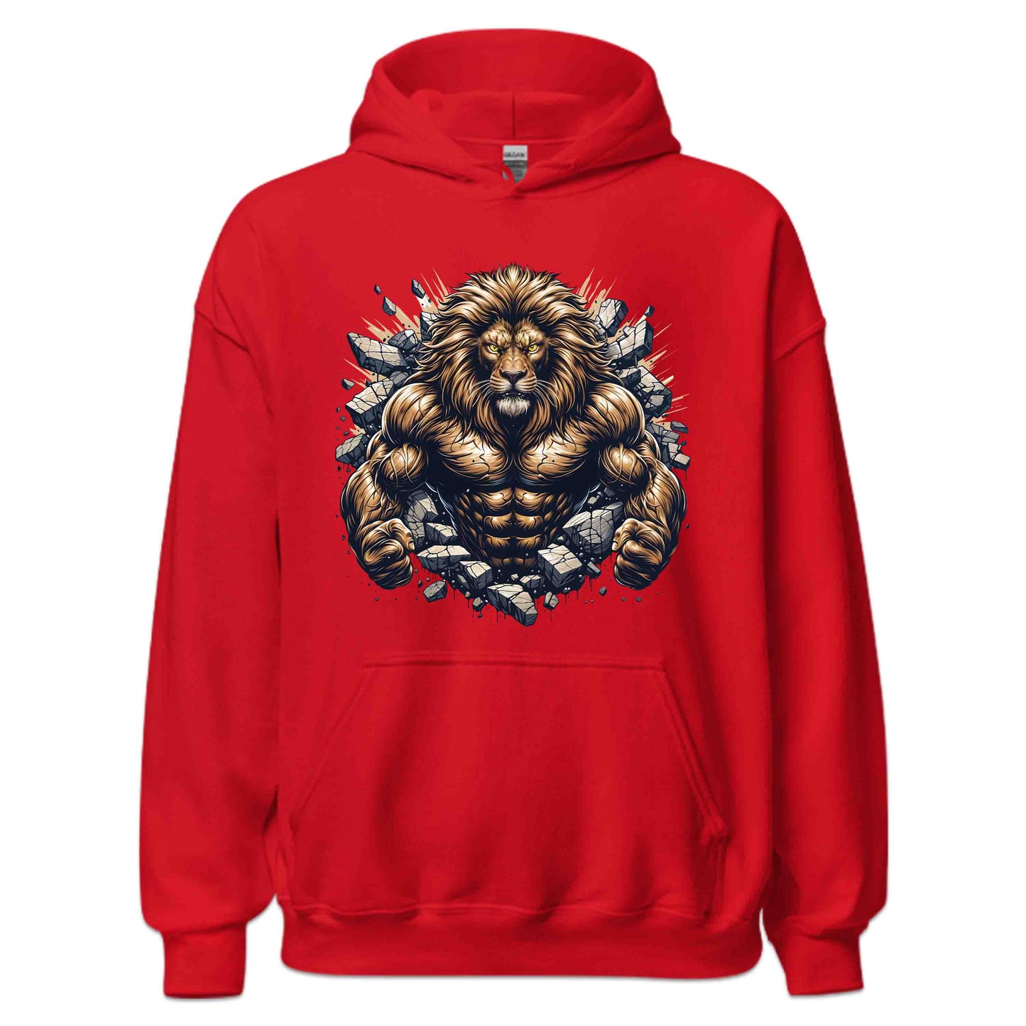 Majestic Lion Breaking Through Wall 3D Realistic Fierce Lion | PRODUCT CODE: MJSTLKBRNWLTH