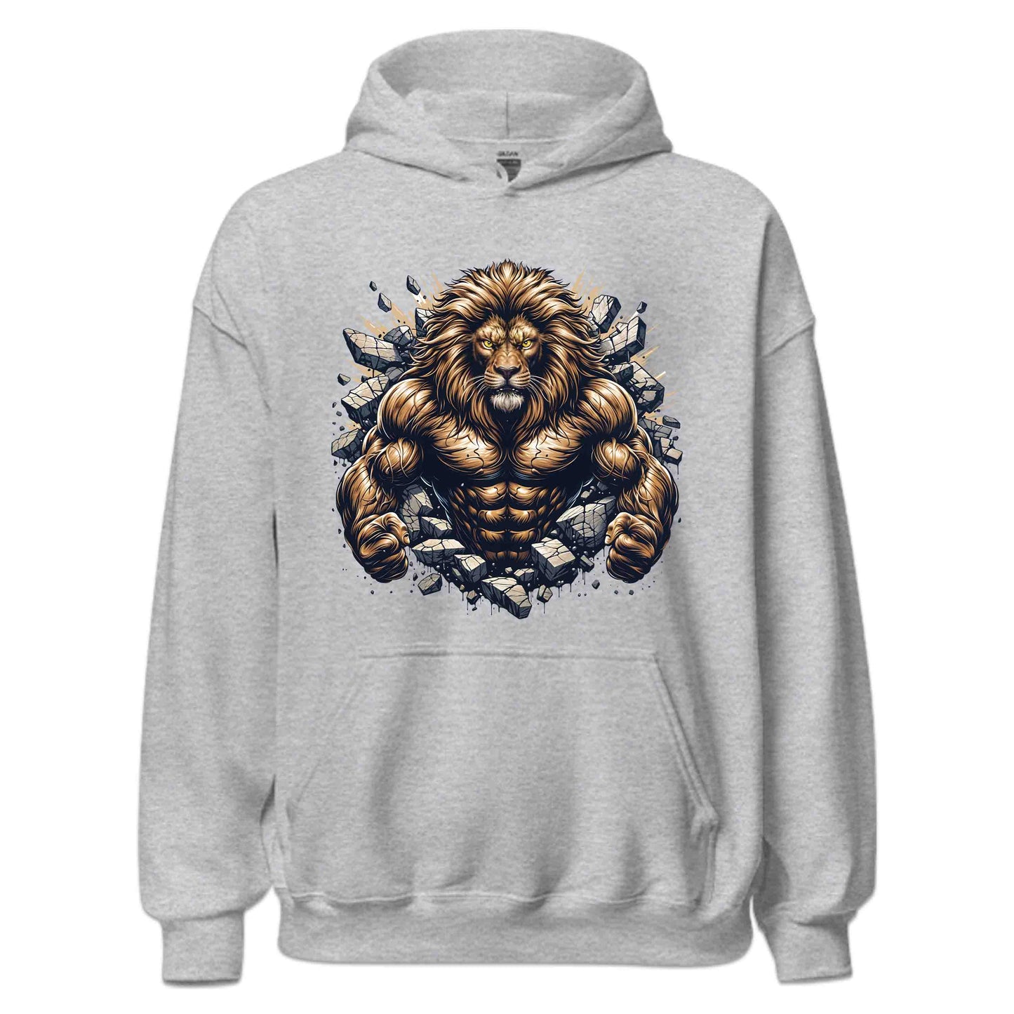Majestic Lion Breaking Through Wall 3D Realistic Fierce Lion | PRODUCT CODE: MJSTLKBRNWLTH