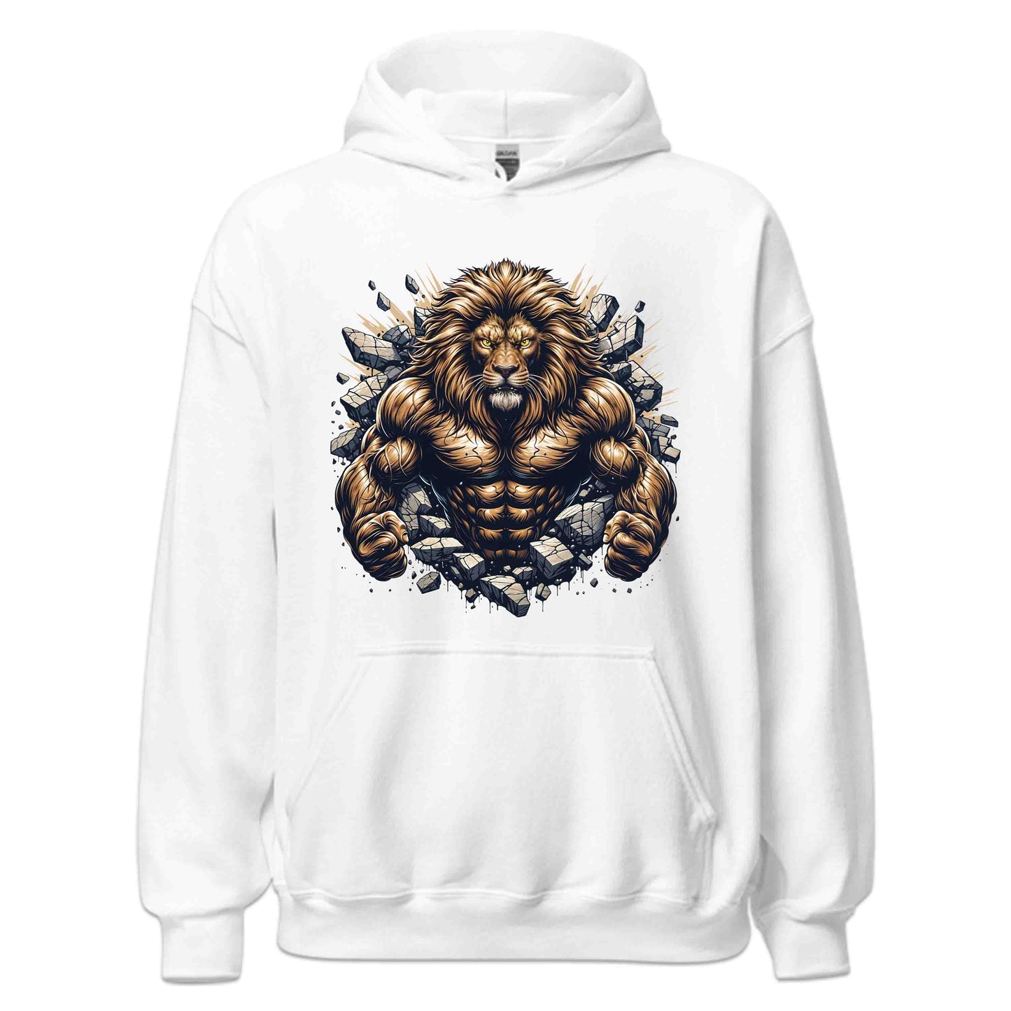 Majestic Lion Breaking Through Wall 3D Realistic Fierce Lion | PRODUCT CODE: MJSTLKBRNWLTH
