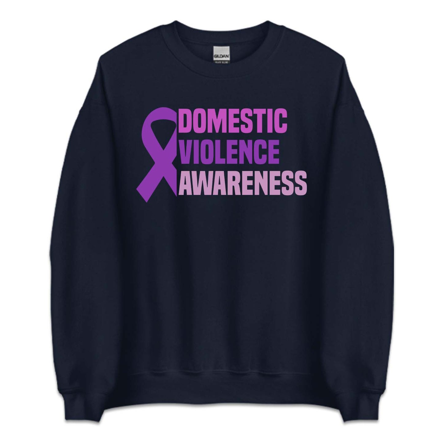 Domestic Violence Awareness Purple Ribbon DV Warrior | PRODUCT CODE: DSMTVLEAWR