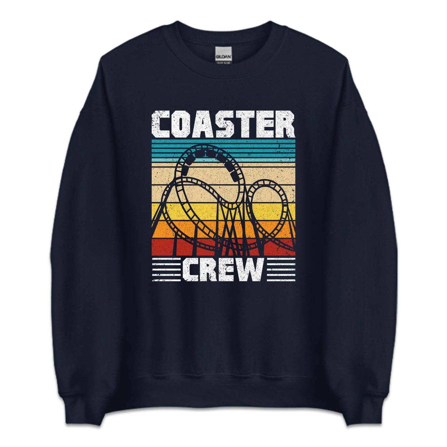 Vintage Roller Coaster Crew Amusement Park Thrill Ride Enthusiast | PRODUCT CODE: VNTRGCSTOR