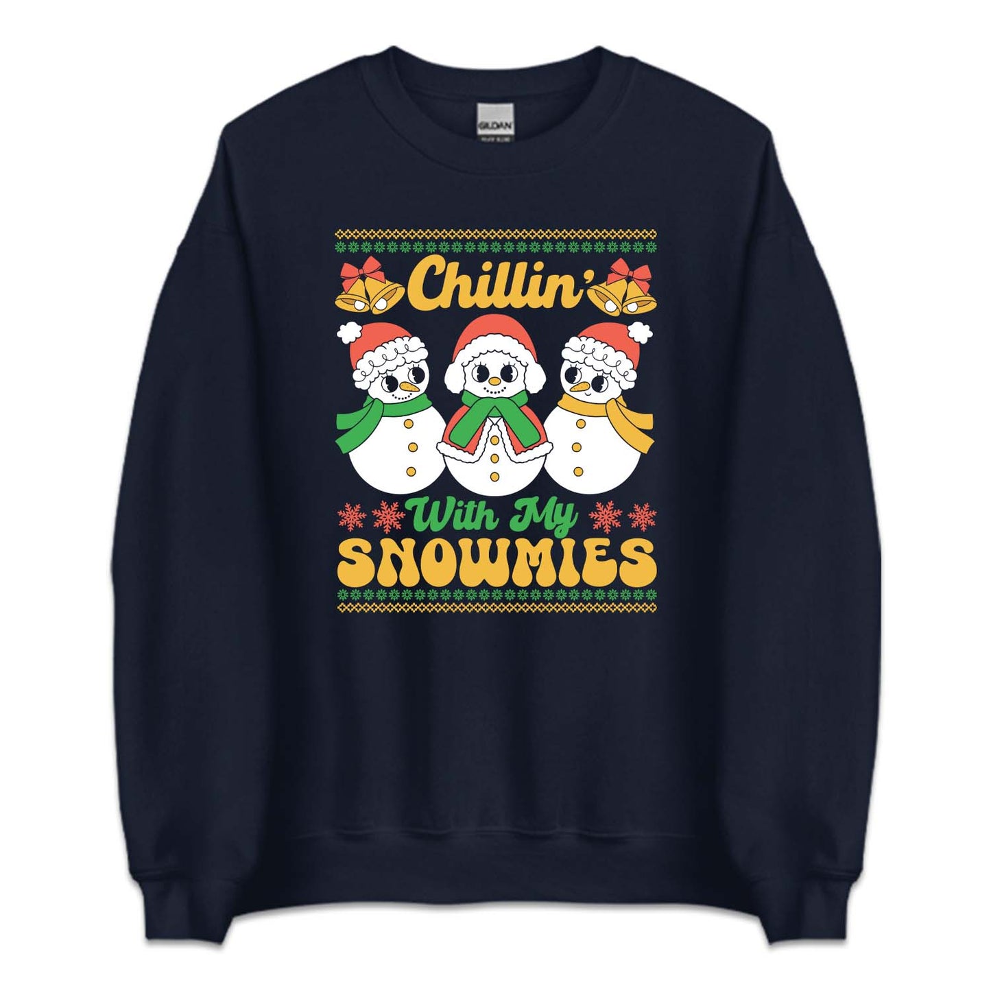 Chillin With My Snowmies Funny Christmas Cute Xmas Snowman | PRODUCT CODE: CLNHTYMSNW