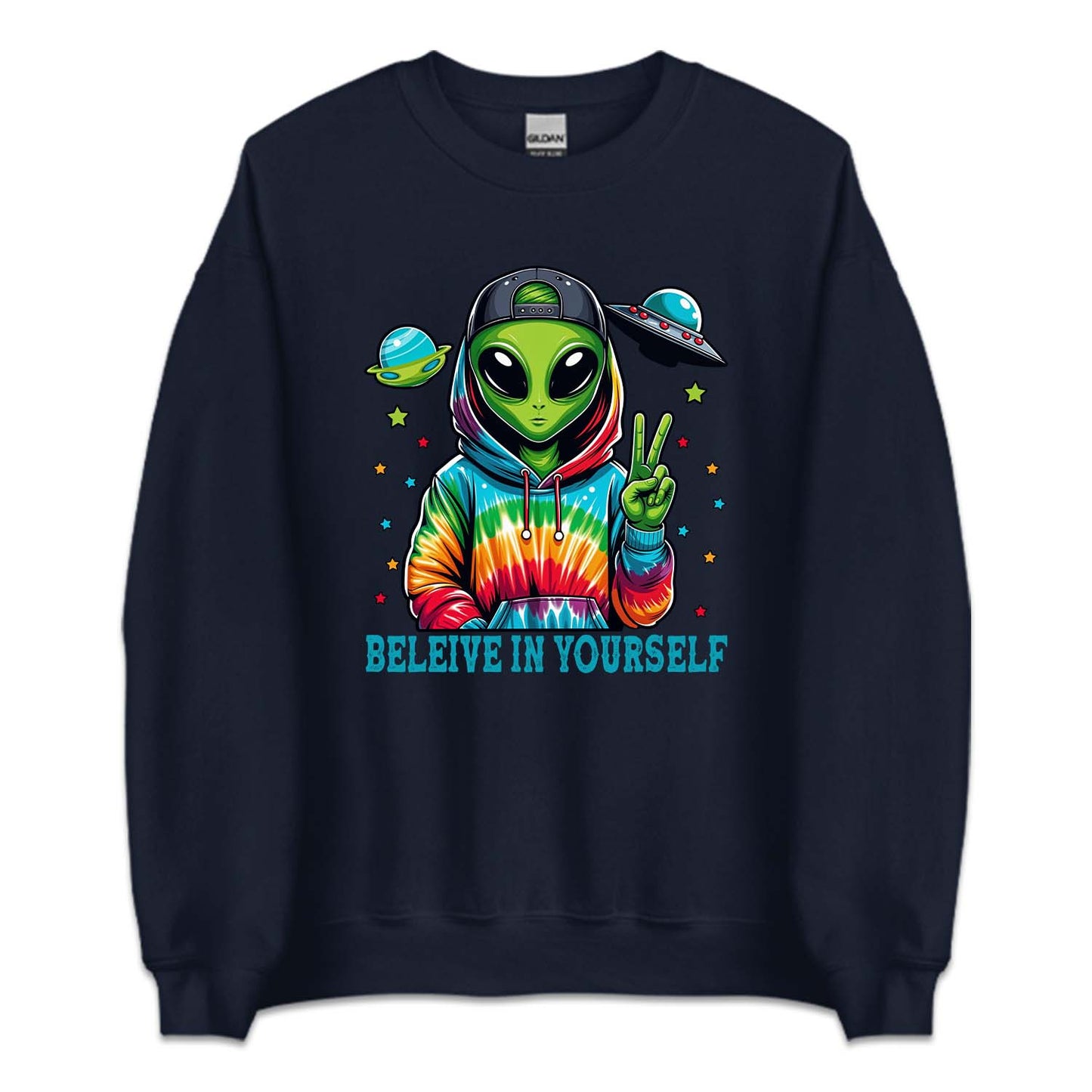 Believe In Yourself Motivational Alien | PRODUCT CODE: ALBEVNYRU