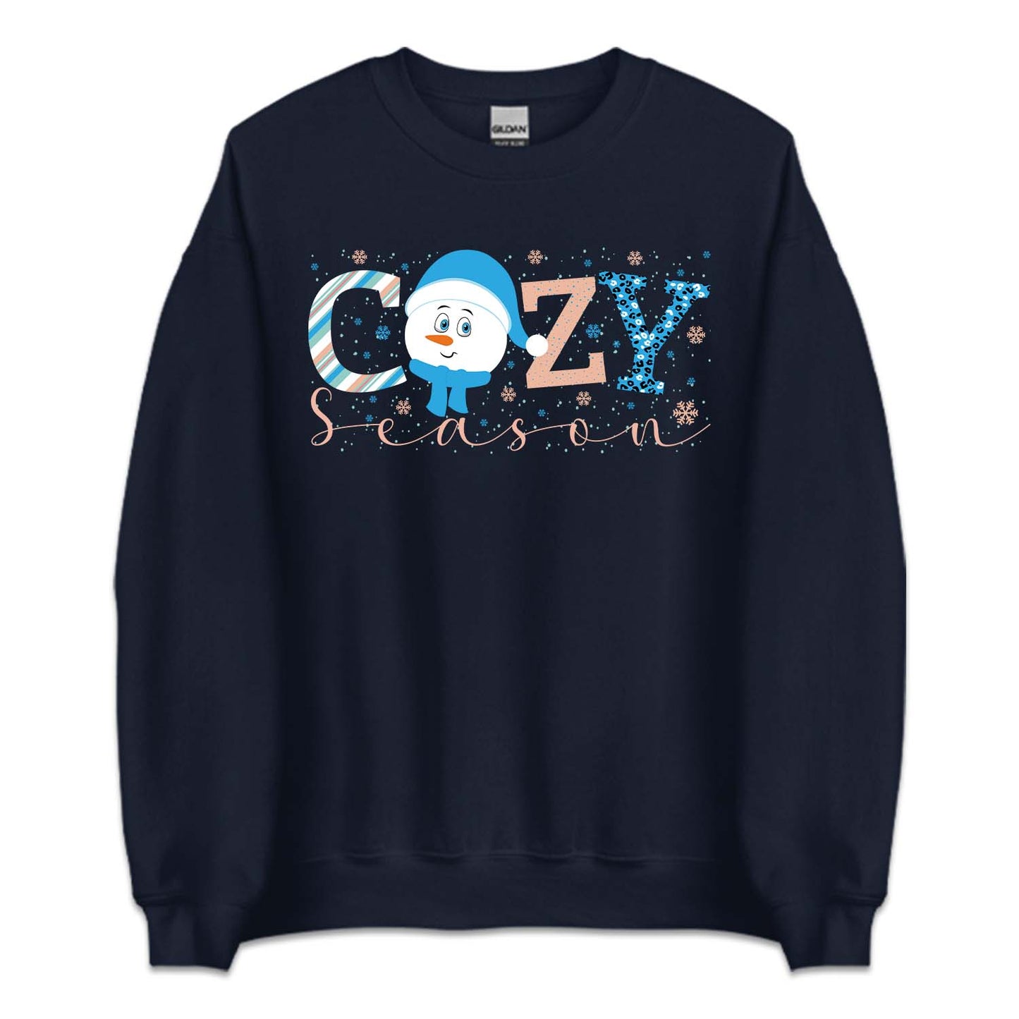 Cozy Season Christmas Snowman Winter Holiday Xmas | PRODUCT CODE: CYZSNOACHRM