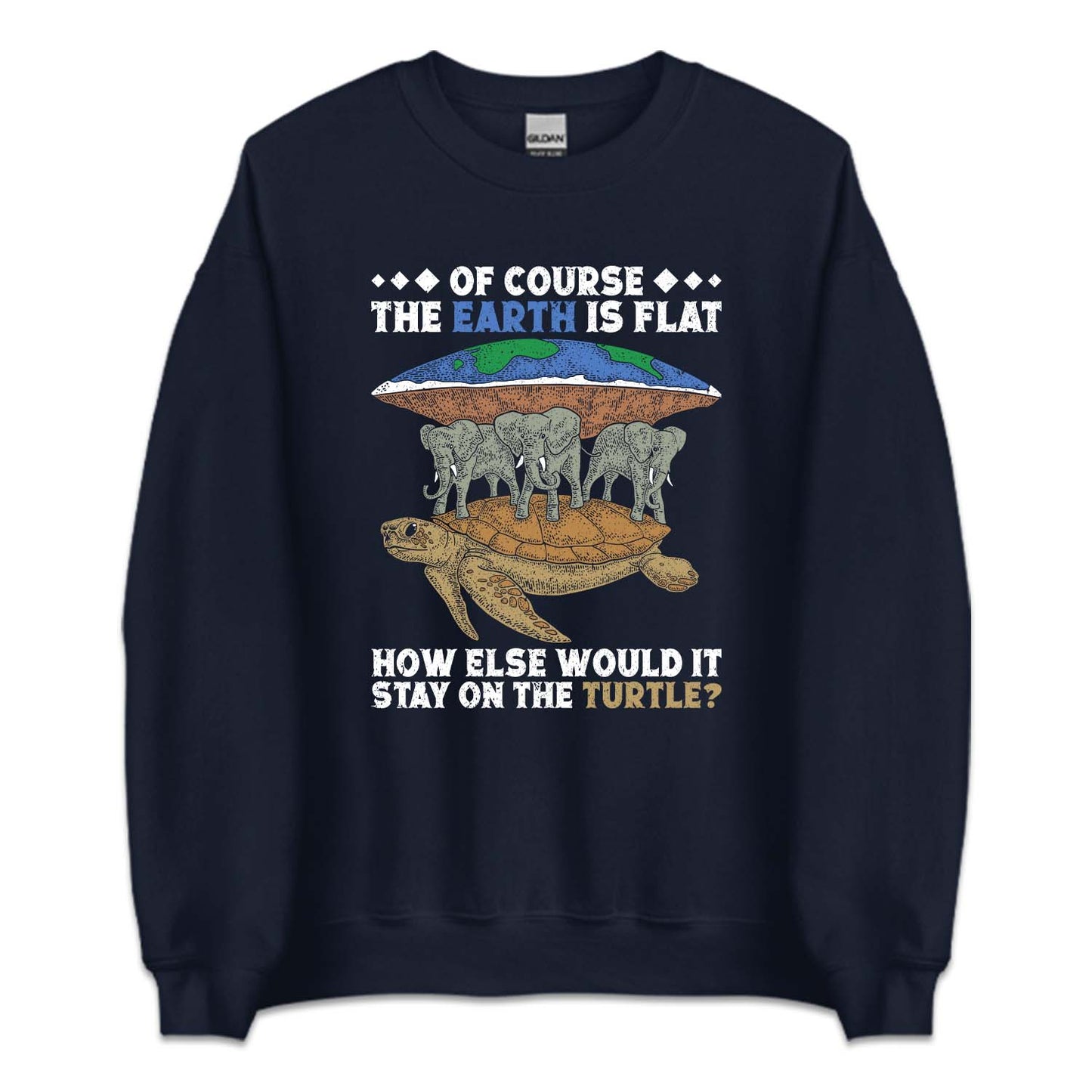 Flat Earth Turtle Conspiracy Theory | PRODUCT CODE: FTERHRLHRO