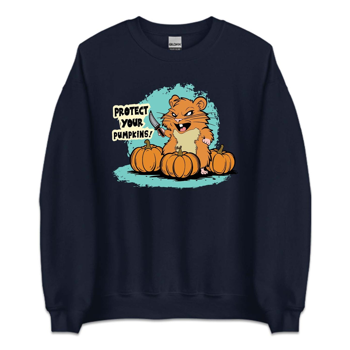 Protect Your Pumpkins Halloween Cute Hamster | PRODUCT CODE: PRTYUMHTS