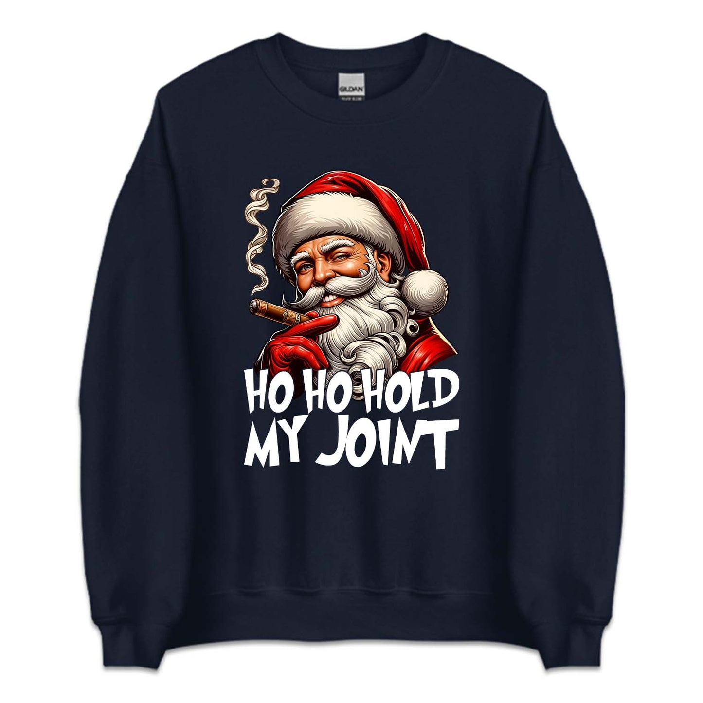 Christmas Cannabis Santa Hold My Joint Xmas | PRODUCT CODE: STNAHLDJCH