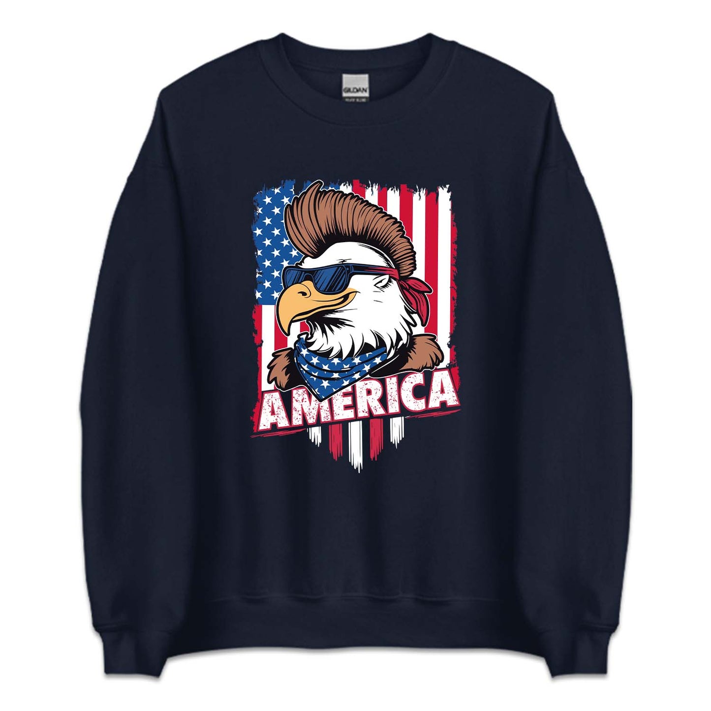 American Flag Bald Eagle Mohawk Sunglasses | PRODUCT CODE: AMRCNFLGB