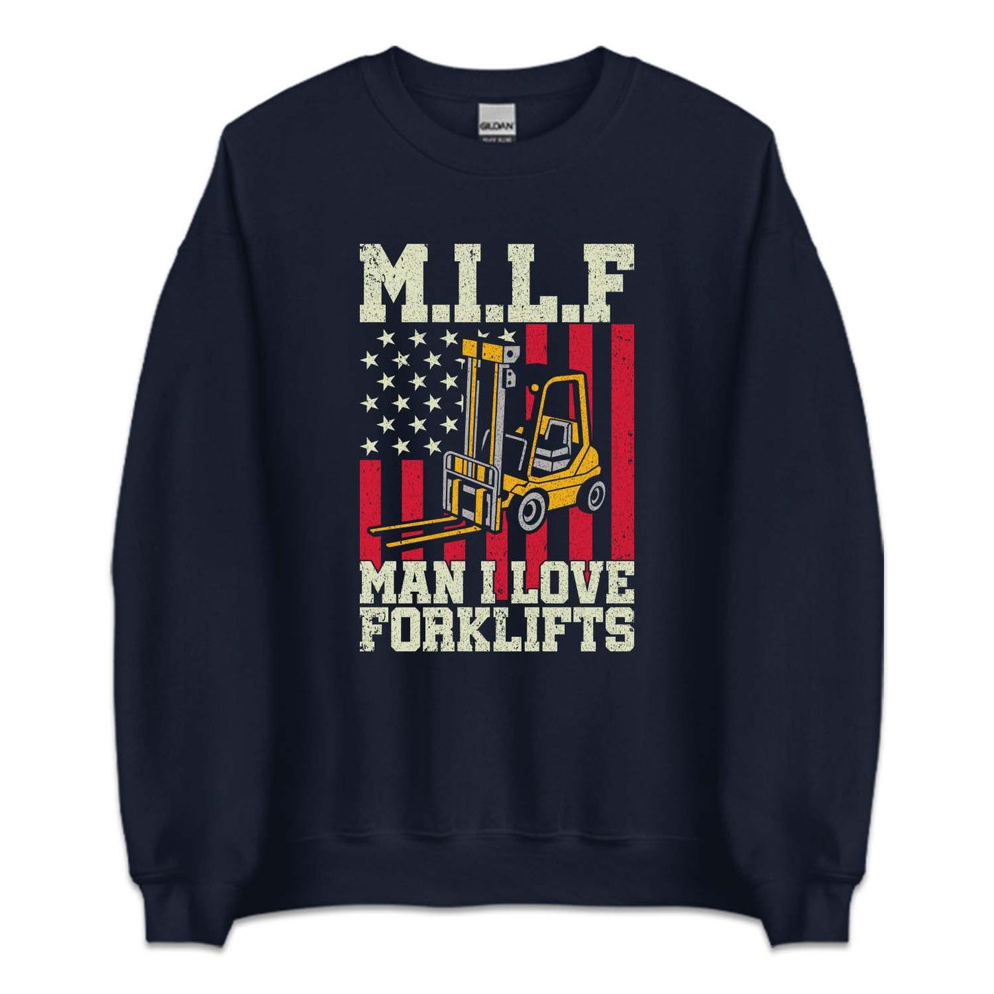 MILF Man I Love Forklift Heavy Machinery Industrial Worker | PRODUCT CODE: MLFNVKROPD