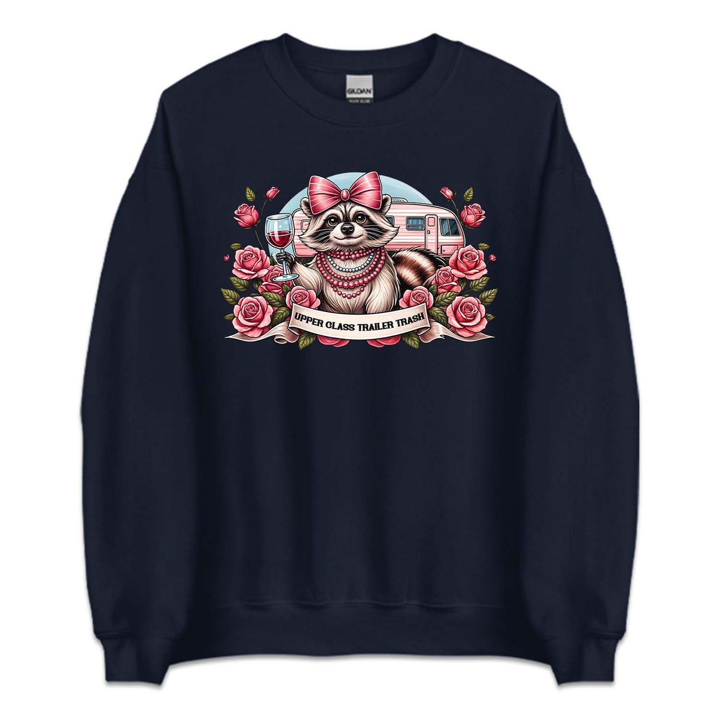 Upper Class Trailer Trash Cute Raccoon | PRODUCT CODE: UPRCLSTRSH