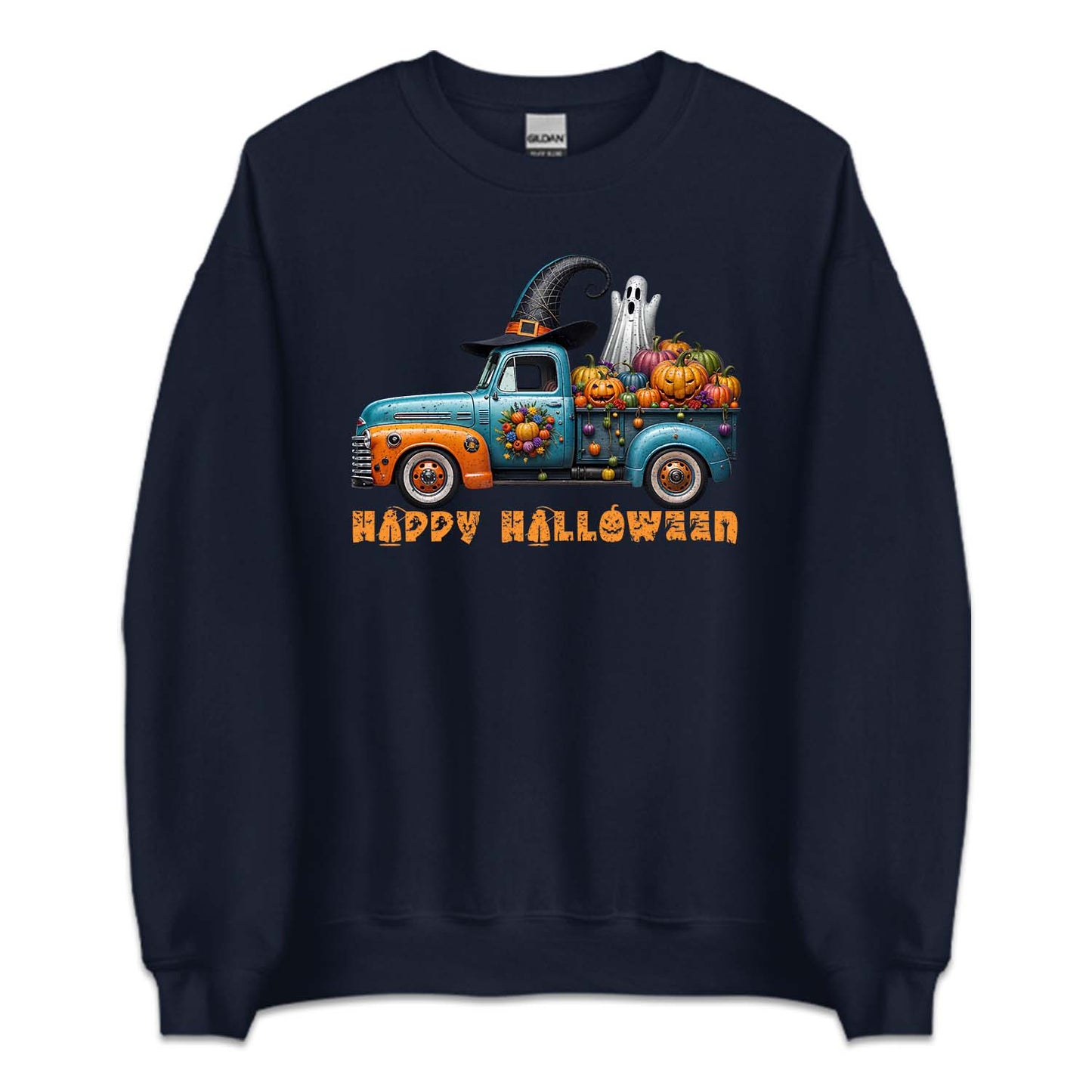 Halloween Pickup Truck Boo Ghost Pumpkins | PRODUCT CODE: HLPCKPUCK