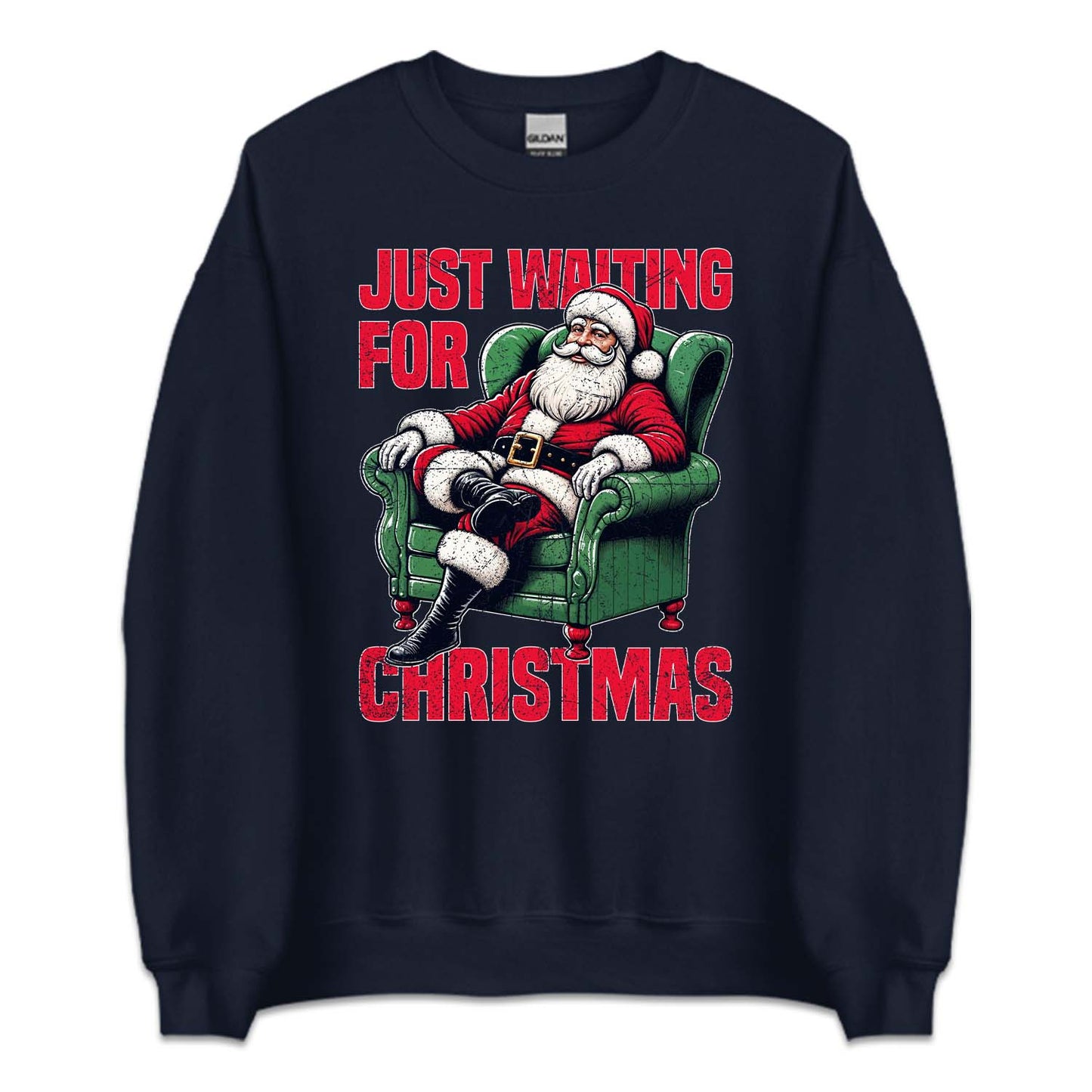Just Waiting for Christmas Relaxing Santa Festive Xmas | PRODUCT CODE: JTWNGDFCMSA