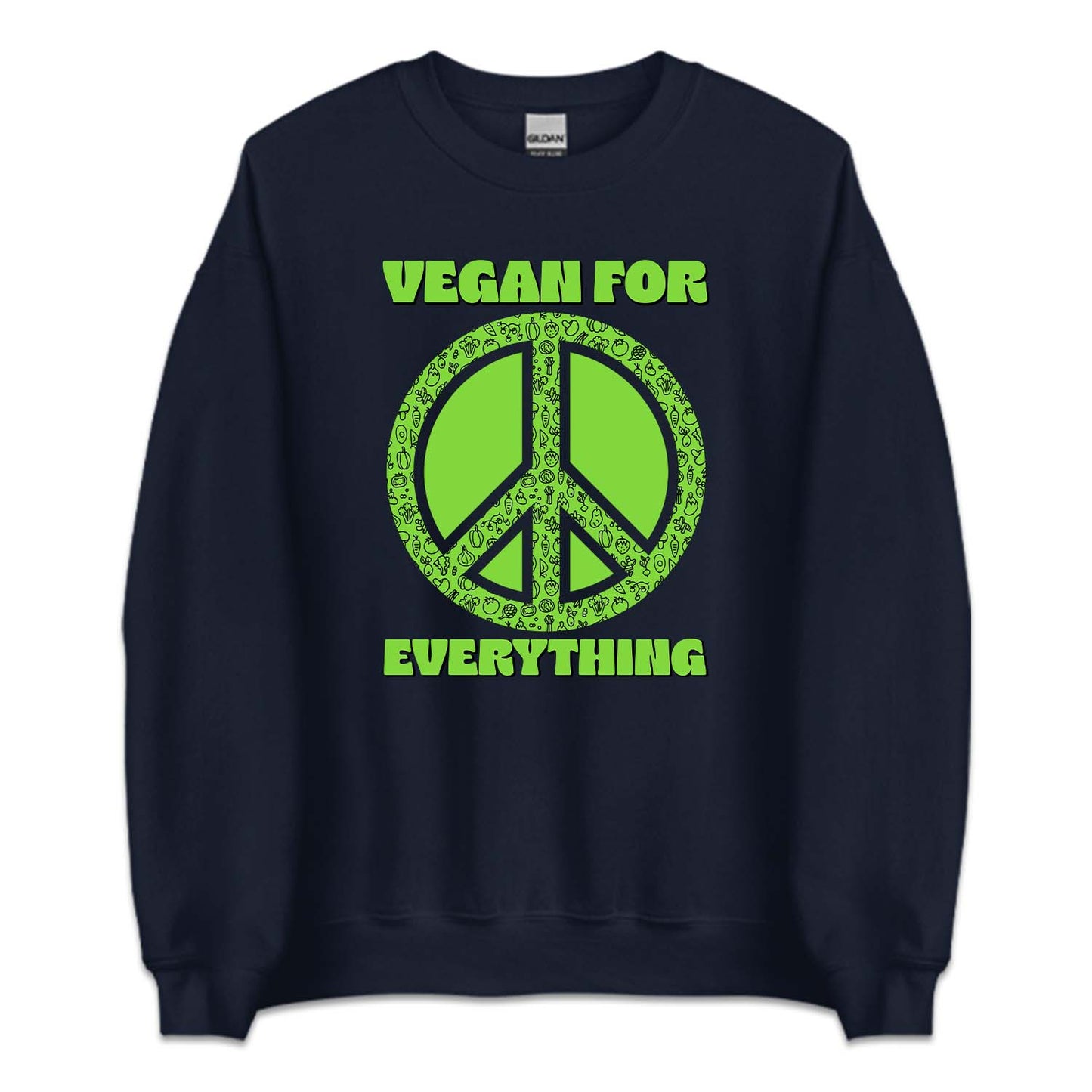 Vegan For Everything Peace Sign Eco-Friendly Veganism Awareness | PRODUCT CODE: VNGFREVTHN