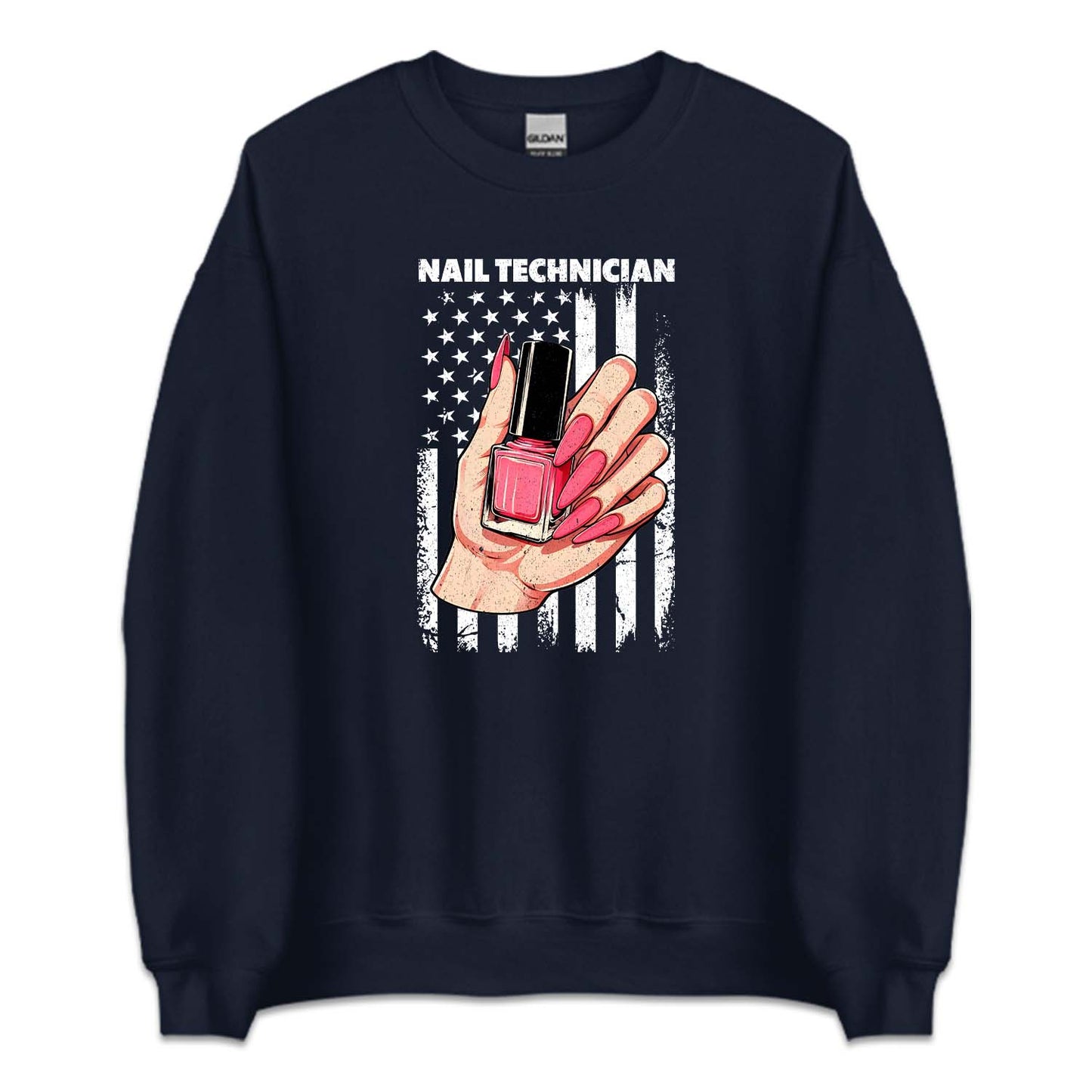 Nail Technician 4th Of July Nail Art American Flag | PRODUCT CODE: NLTCHAMRFL