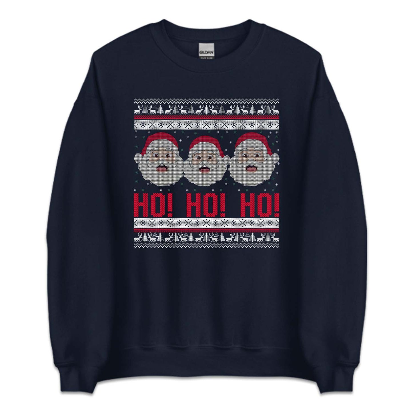 Ho Ho Ho Santa Claus Ugly Christmas Festive Xmas | PRODUCT CODE: HUGLYCHRTSN