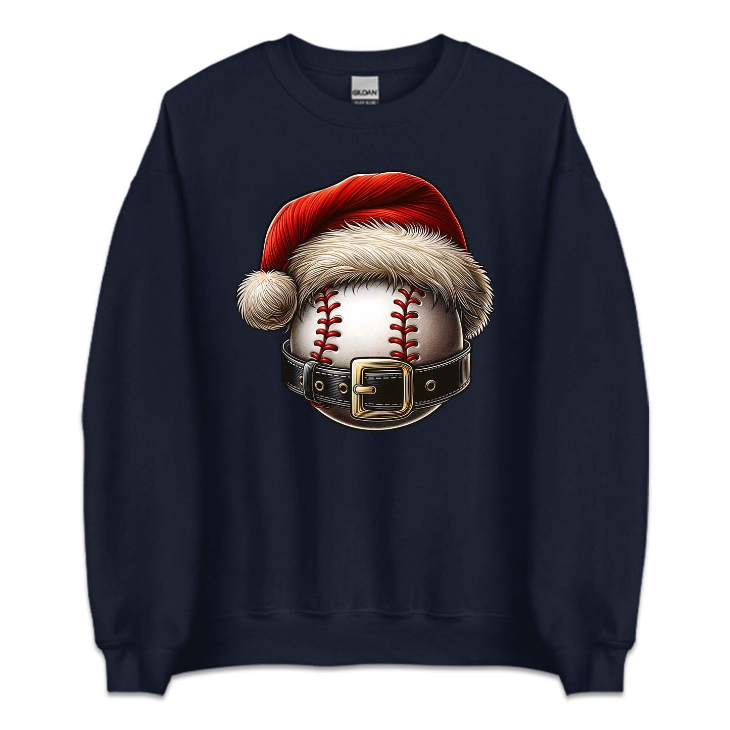 Baseball Christmas Santa Hat & Belt Baseball Xmas Sports | PRODUCT CODE: BSALCHRTANH