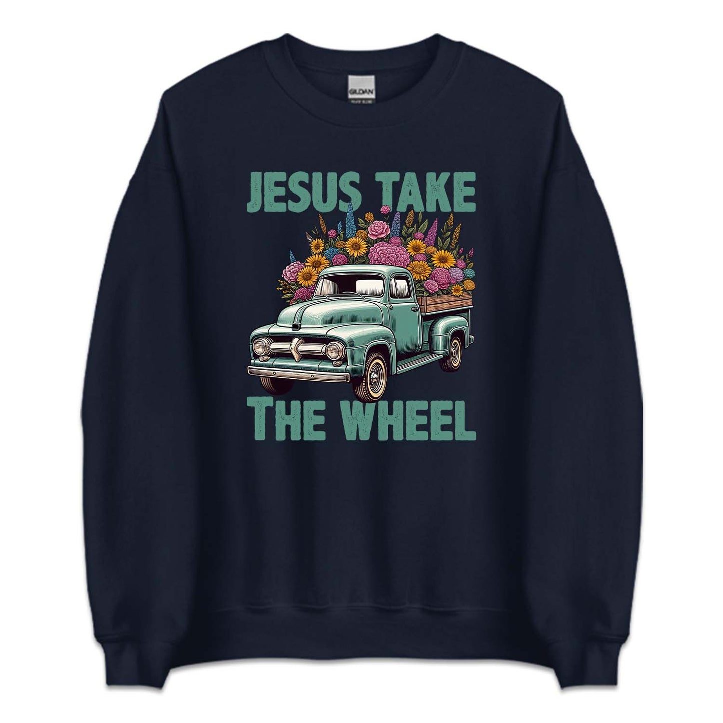 Jesus Take The Wheel Christian Floral | PRODUCT CODE: JSUTKHELCR
