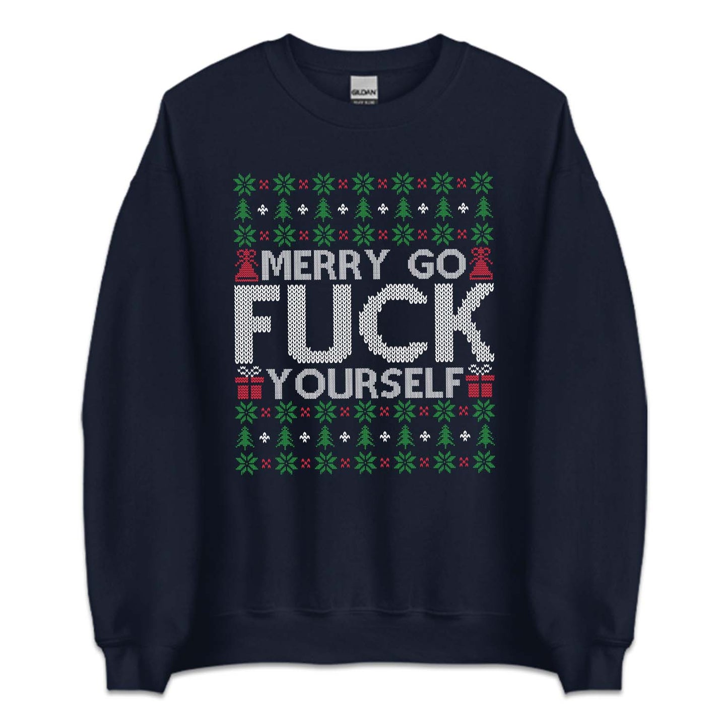 Merry Go Fuck Yourself Ugly Christmas Offensive Xmas Gag | PRODUCT CODE: MYREGFCKYS