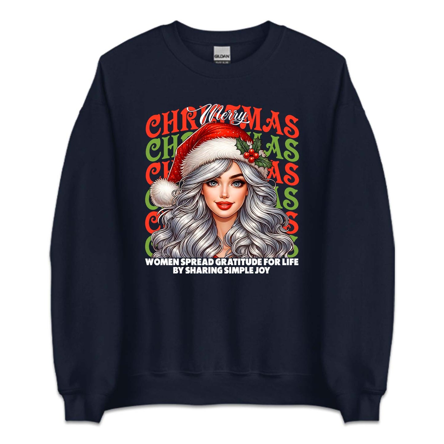 Women's Christmas Spread Gratitude and Joy Xmas Festive | PRODUCT CODE: WMNCHRTAGUD