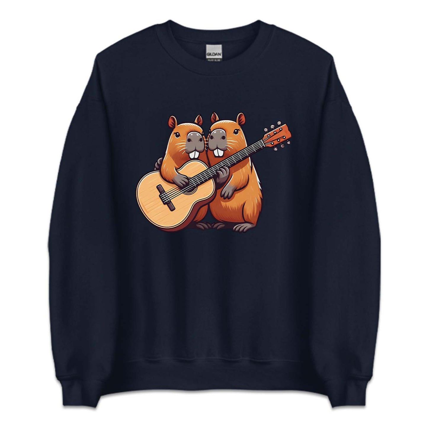 Capybara Playing Guitar Musical Capybara | PRODUCT CODE: GUTRPLYCPBR