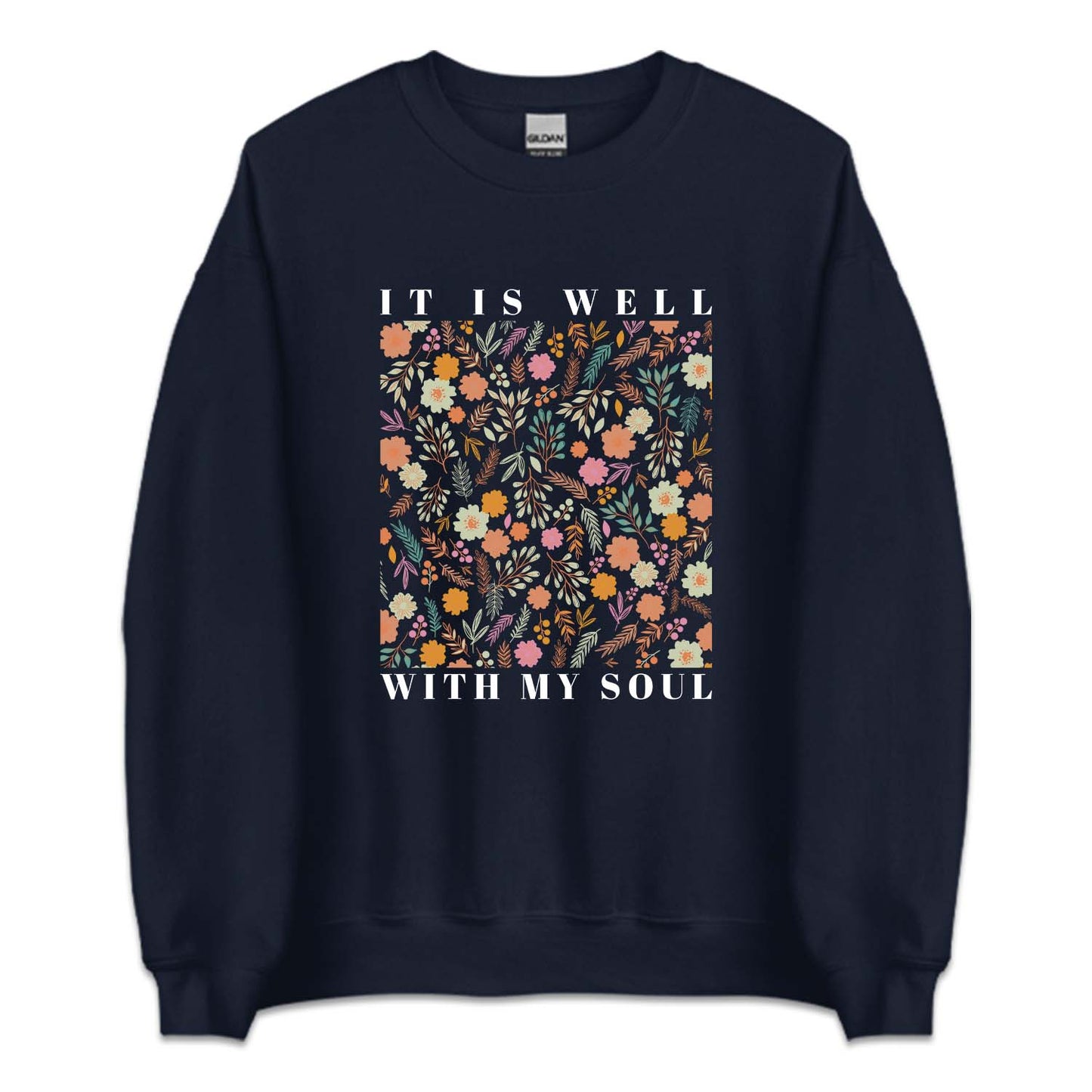 It is Well With My Soul Vintage Floral Christian Religious Soulful| PRODUCT CODE: ITSWMSLC