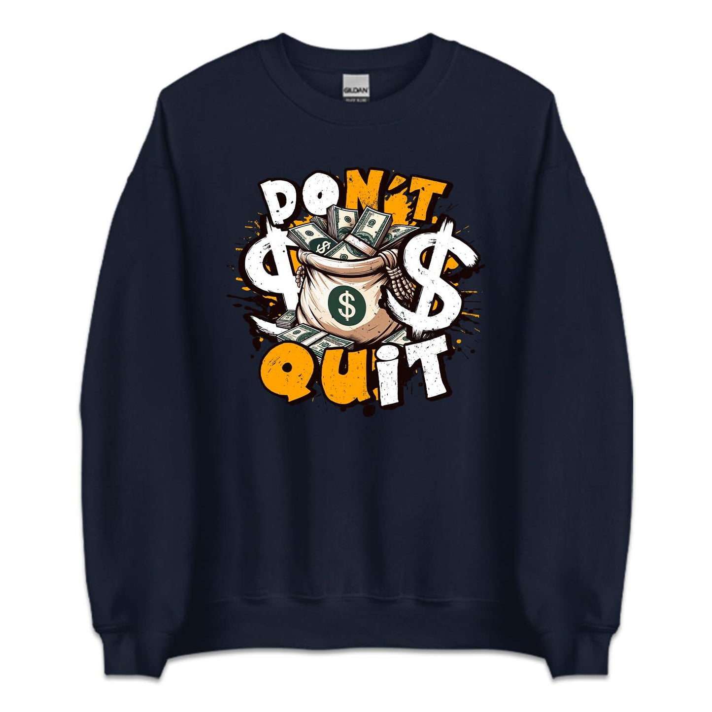 Don't Quit Money Bag Dream Chasers Inspirational Success | PRODUCT CODE: DTNQUMNBG