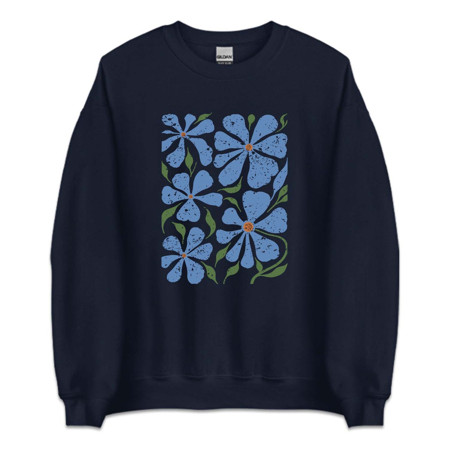 Vintage Floral Boho Blue Daisy Flowers | PRODUCT CODE: DSYFLORBH