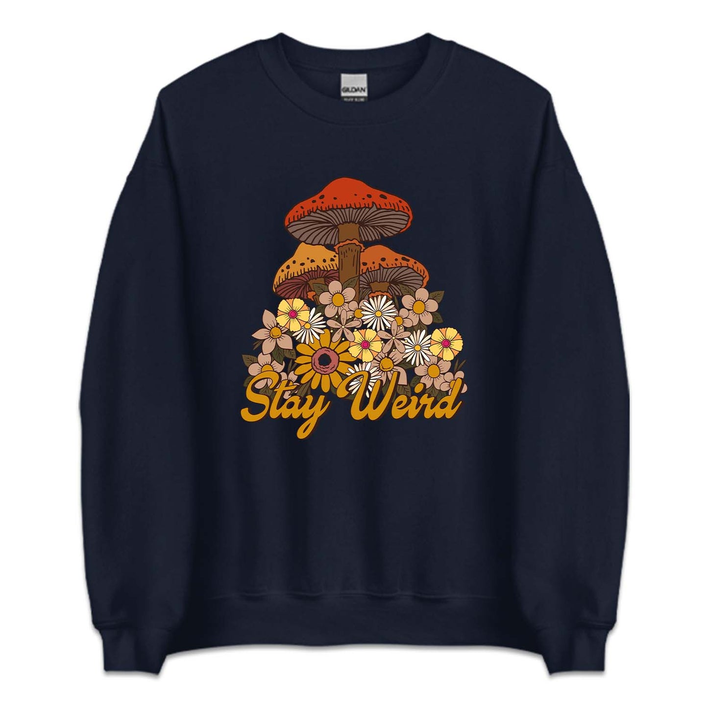 Retro Stay Weird Psychedelic Mushrooms | PRODUCT CODE: STYWRDMSHR