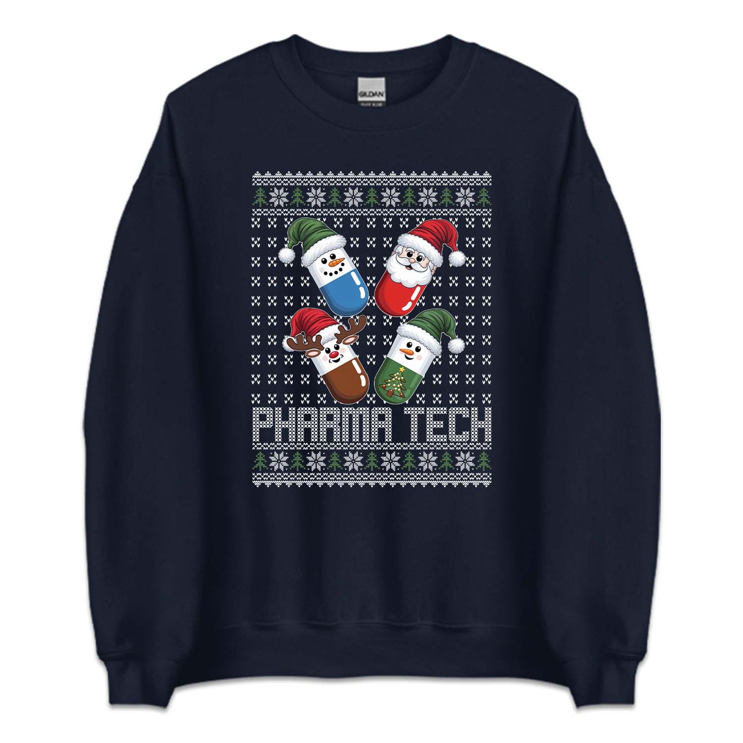 Pharama Tech Christmas Pills Snowman Reindeer Santa Claus Pharmacy Xmas | PRODUCT CODE: PRHMTCLSCXM