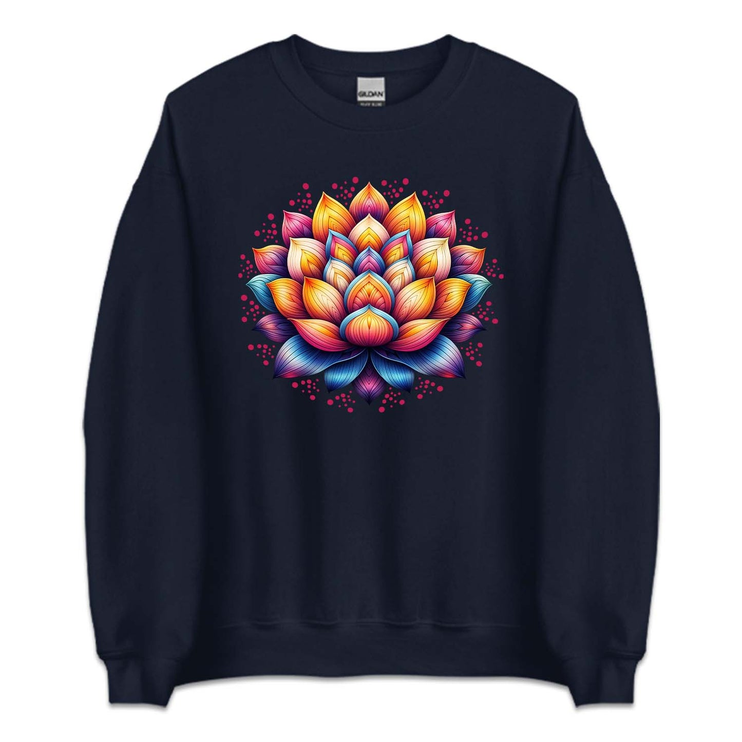 Psychedelic Colorful Lotus Flower | PRODUCT CODE: PSYDLTUSFLO