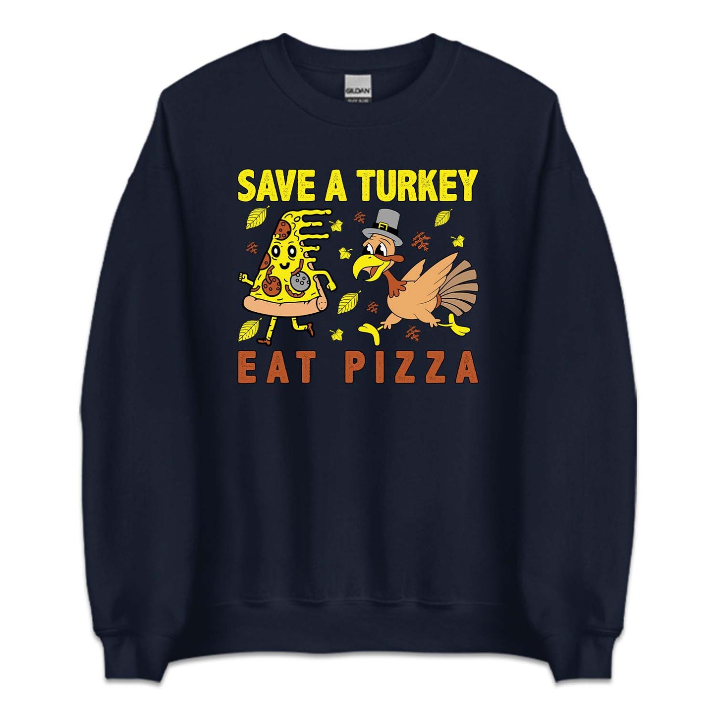 Save A Turkey Eat Pizza Thanksgiving Dinner Autumn Party | PRODUCT CODE: SVTRKETPZA