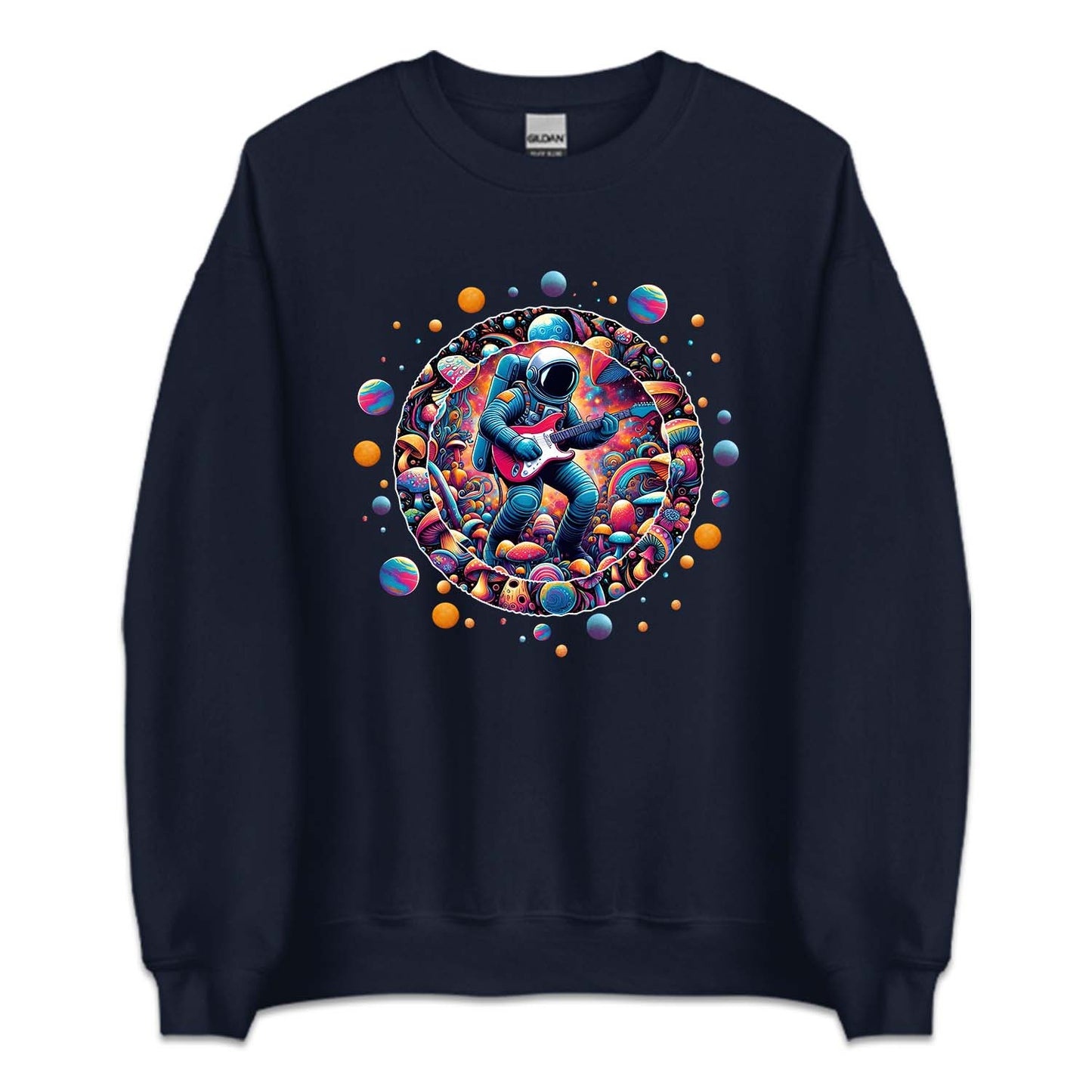 Psychedelic Astronaut Playing Guitar | PRODUCT CODE: ASTRPSDYLG