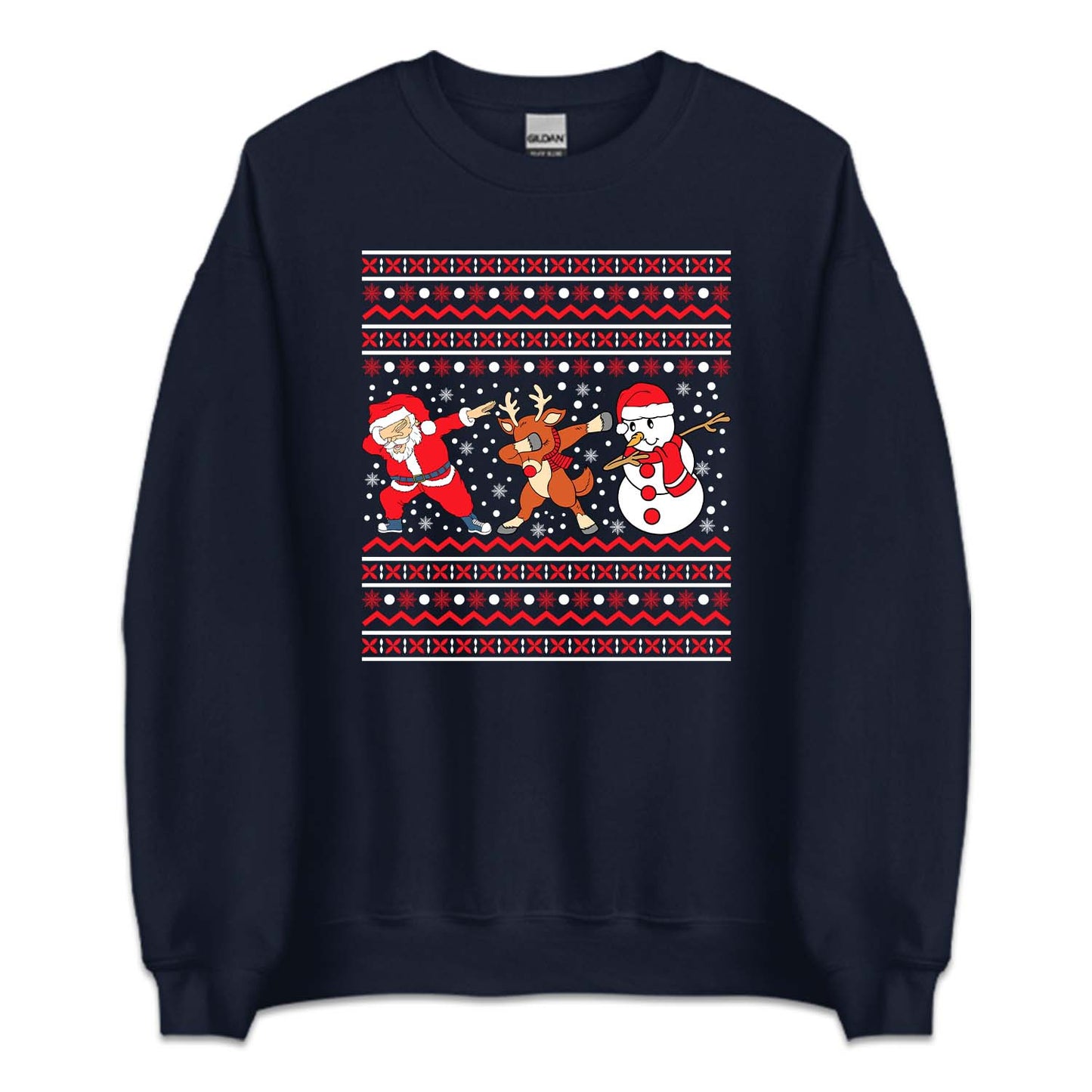 Dabbing Santa Claus Reindeer Snowman Christmas Xmas Dab Dance | PRODUCT CODE: SBGCLRNOWMA