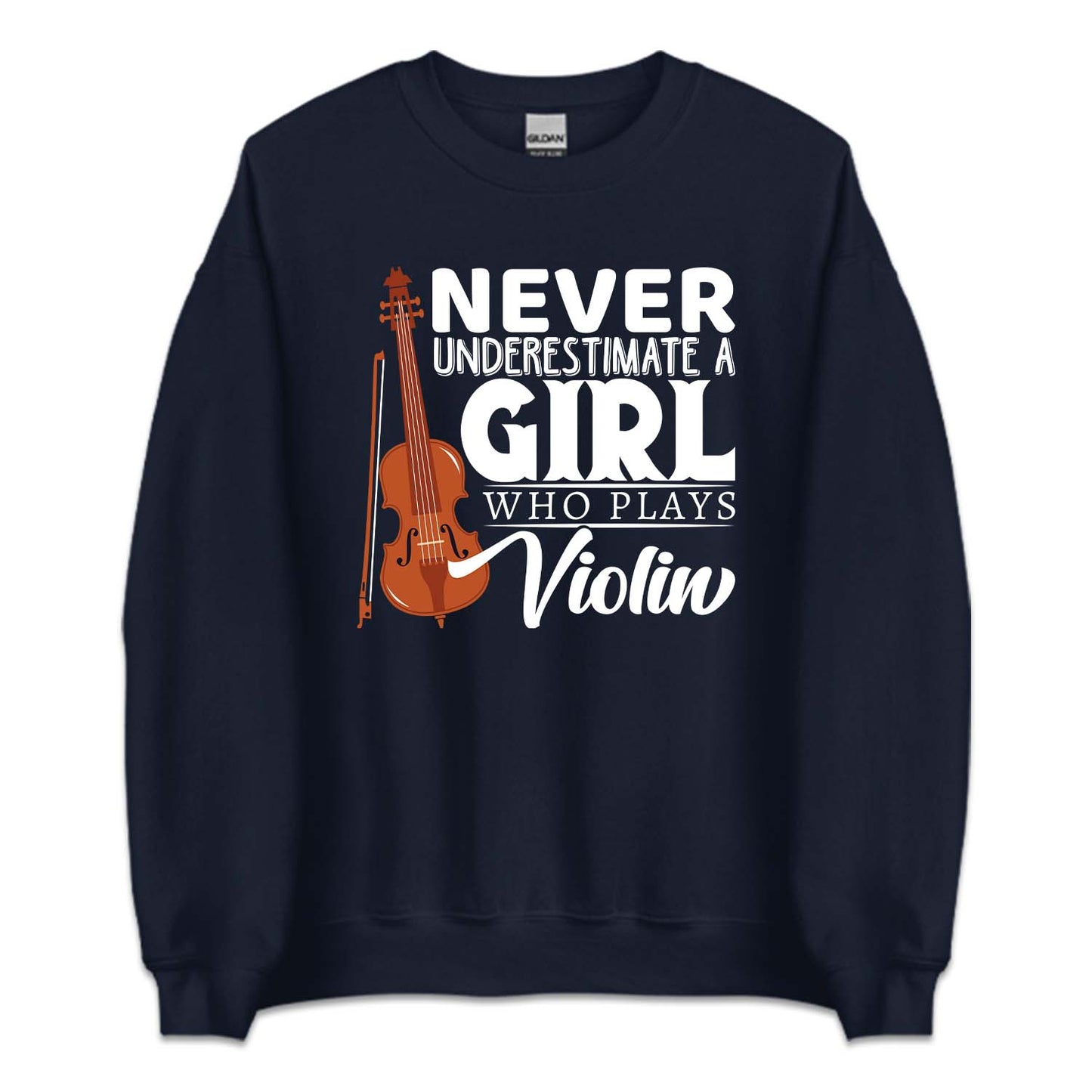 Never Underestimate A Girl Who Plays Violin | PRODUCT CODE: NVRUNDVLOG