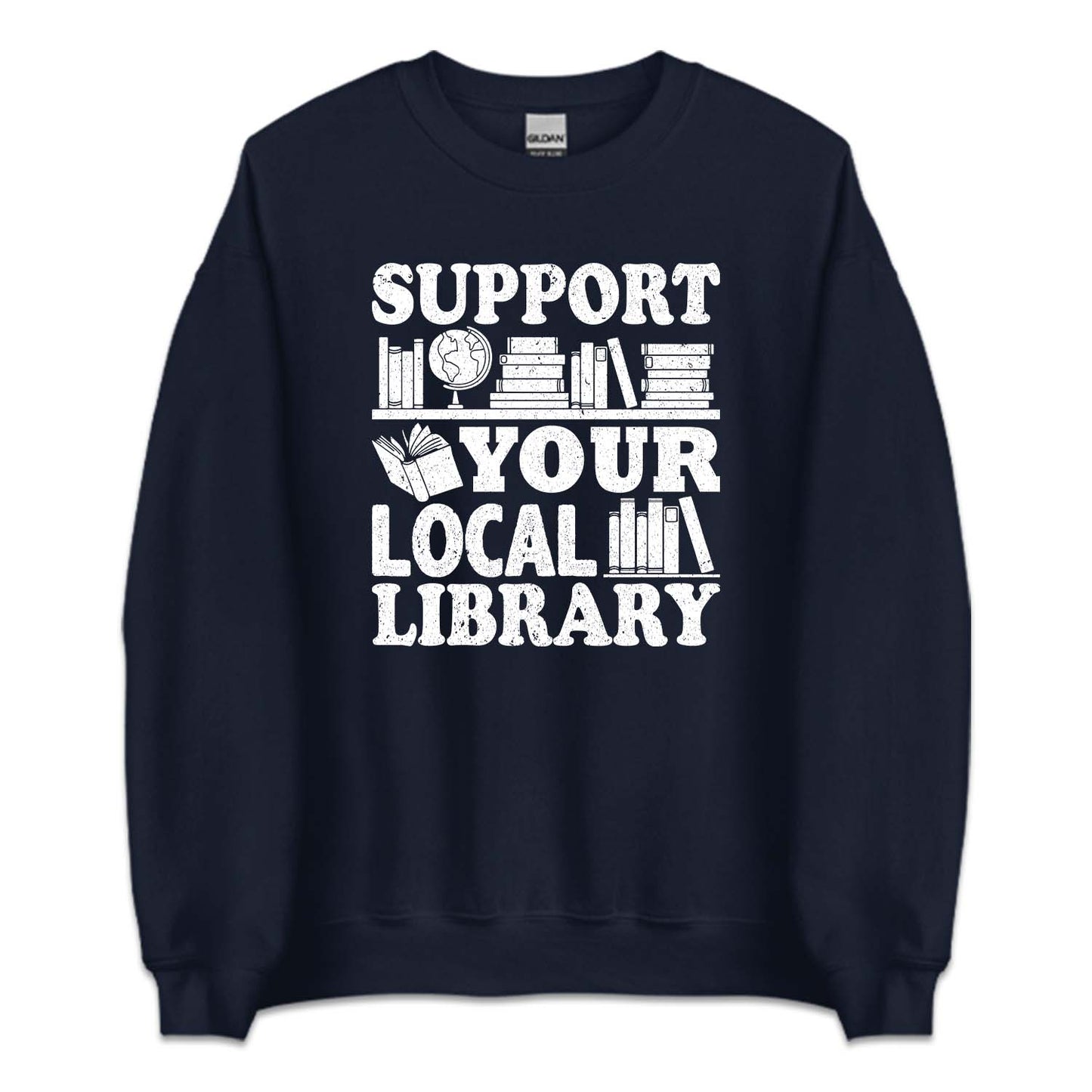 Support Your Local Library Reading Enthusiast | PRODUCT CODE: SPRUTLCOB