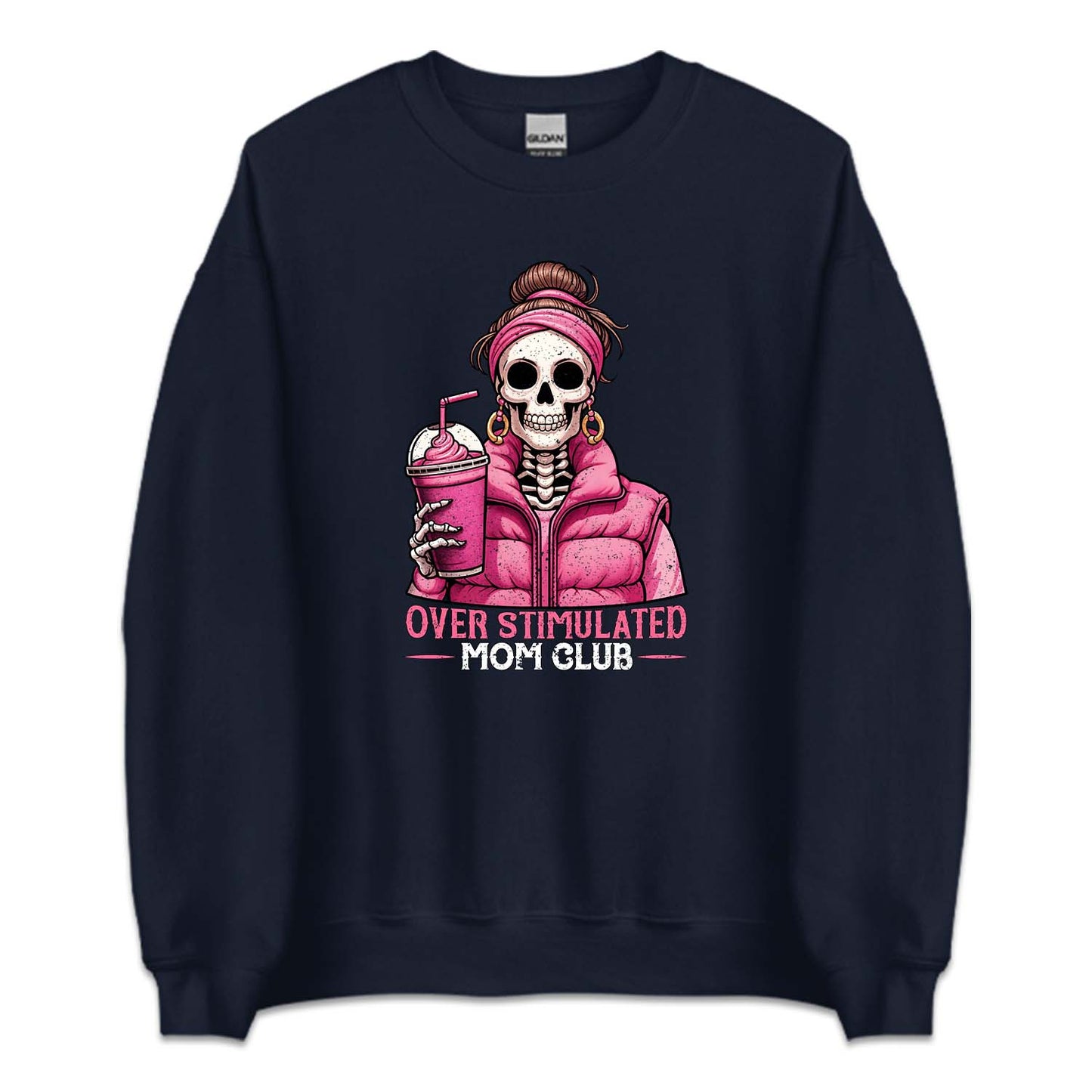 Over Stimulated Mom Club Humorous Mom | PRODUCT CODE: OVRSTMLDMC