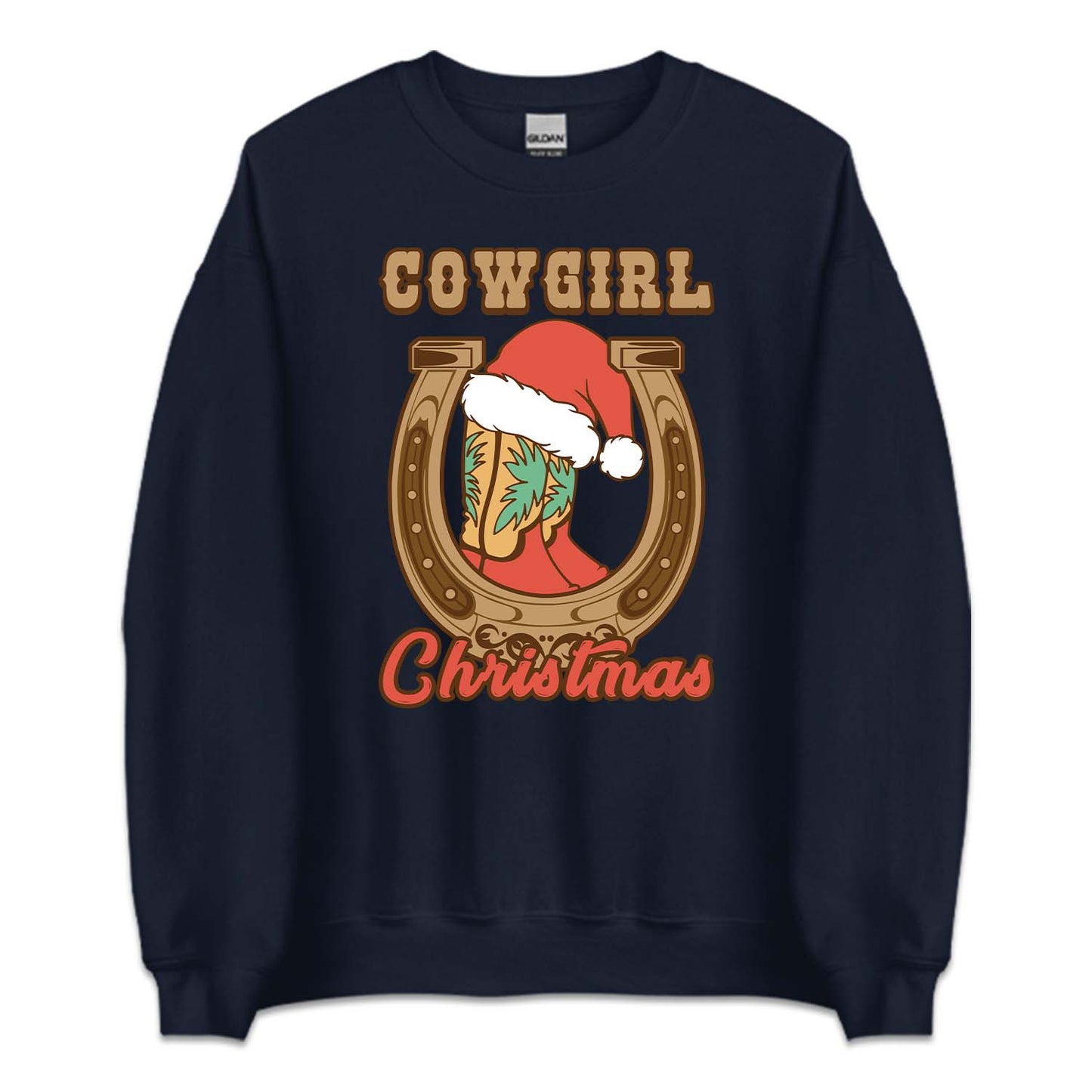 Cowgirl Christmas Festive Western Country Xmas | PRODUCT CODE: CWGLRTMSWRN