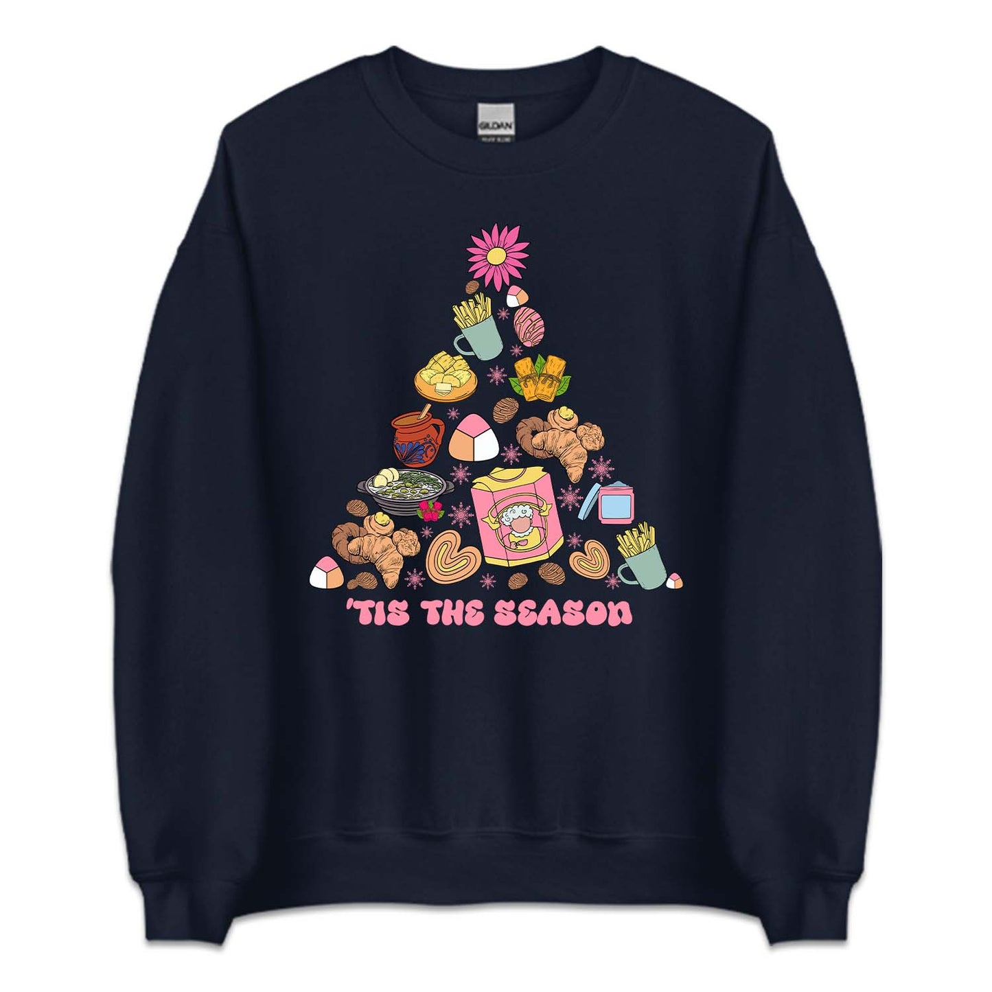 Tis The Season Mexican Christmas Festive Foods Xmas Tree | PRODUCT CODE: FSTVDOCHMSA