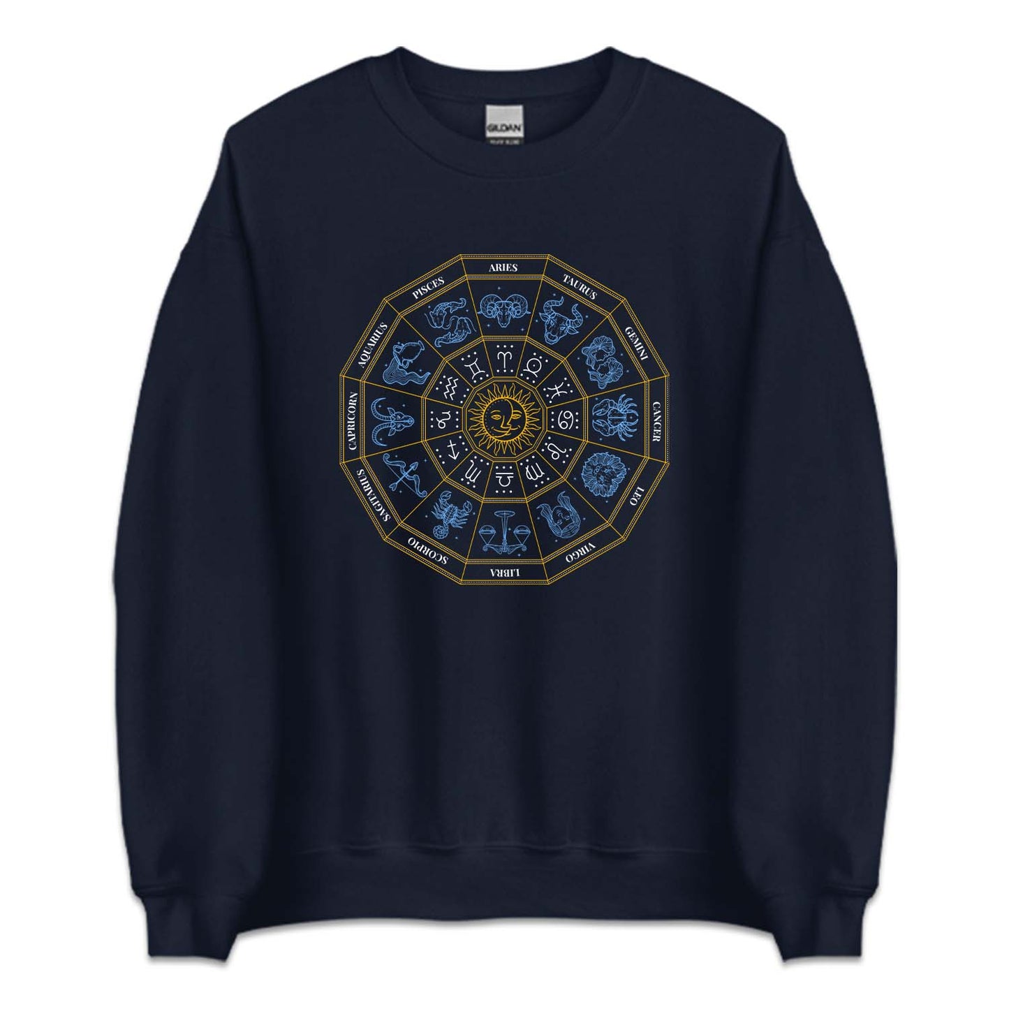 Zodiac Wheel Astrology 12 Signs | PRODUCT CODE: ZDICWHLROS