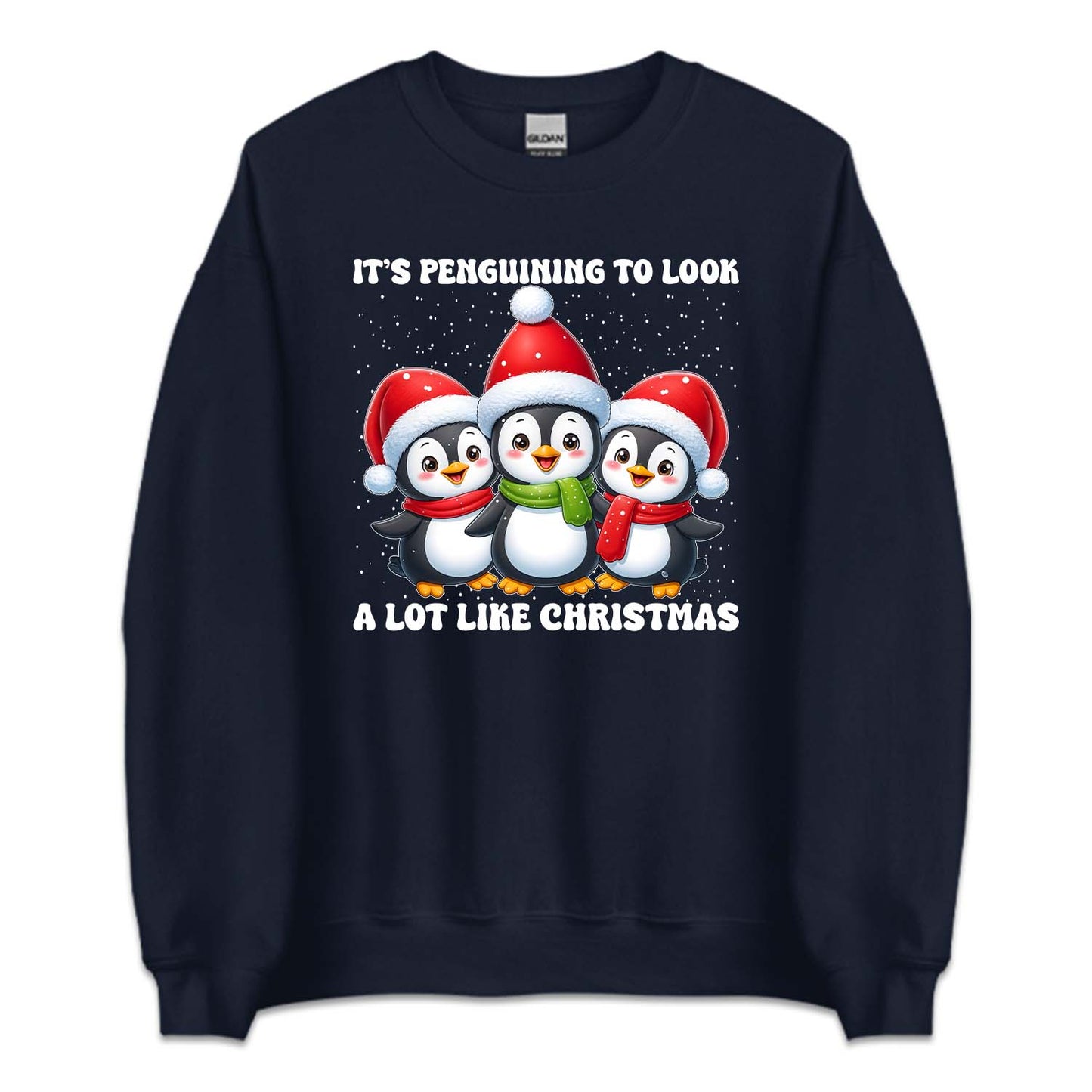 Penguin Xmas It's Penguining to Look A Lot Like Christmas | PRODUCT CODE: PNGNCHRXMS