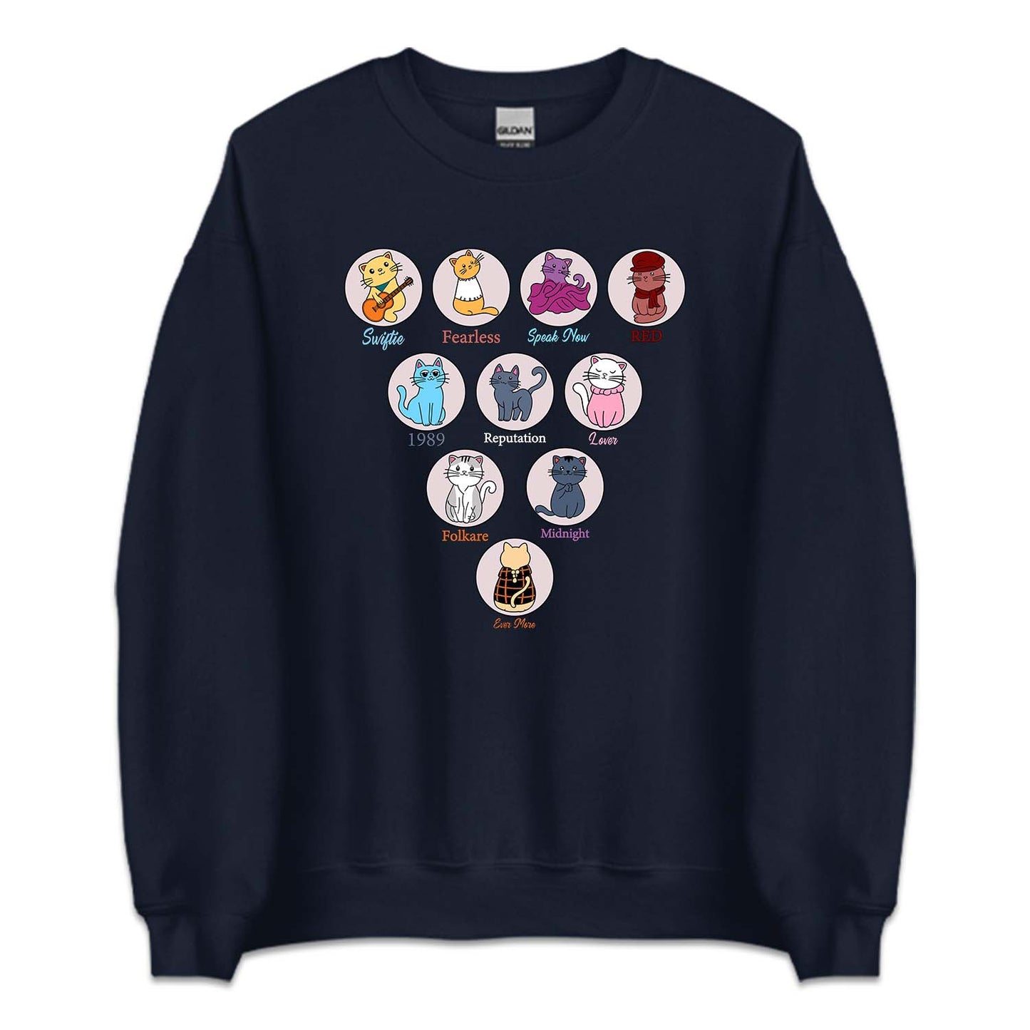 Adorable Swiftie Cat Collection Retro Swiftie Merchandise | PRODUCT CODE: ADTYLSFTCL
