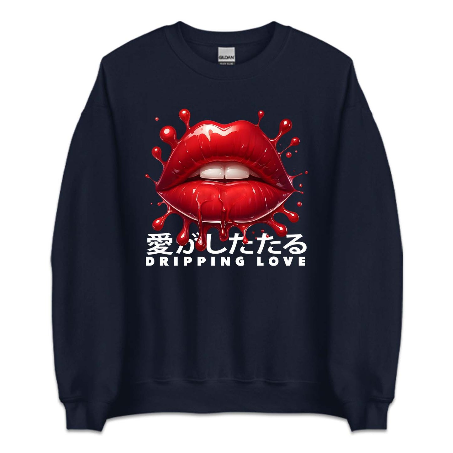 Glossy Red Lips Dripping Love Japanese | PRODUCT CODE: GLSYLIPDRE